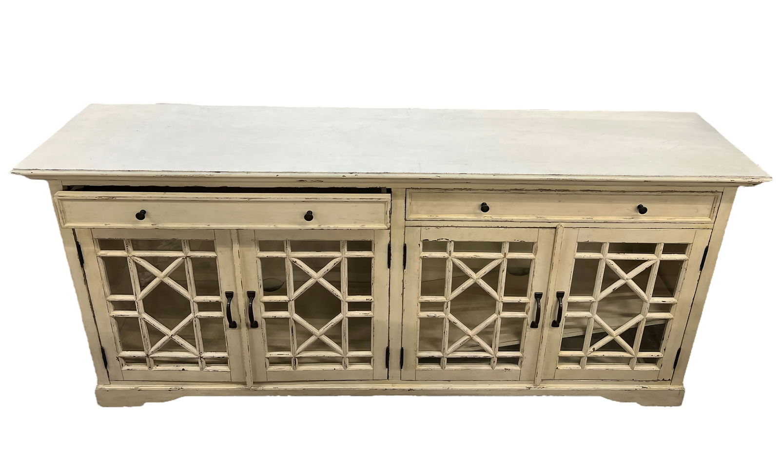 Arhaus Furniture White Sideboard. (1 of 3)