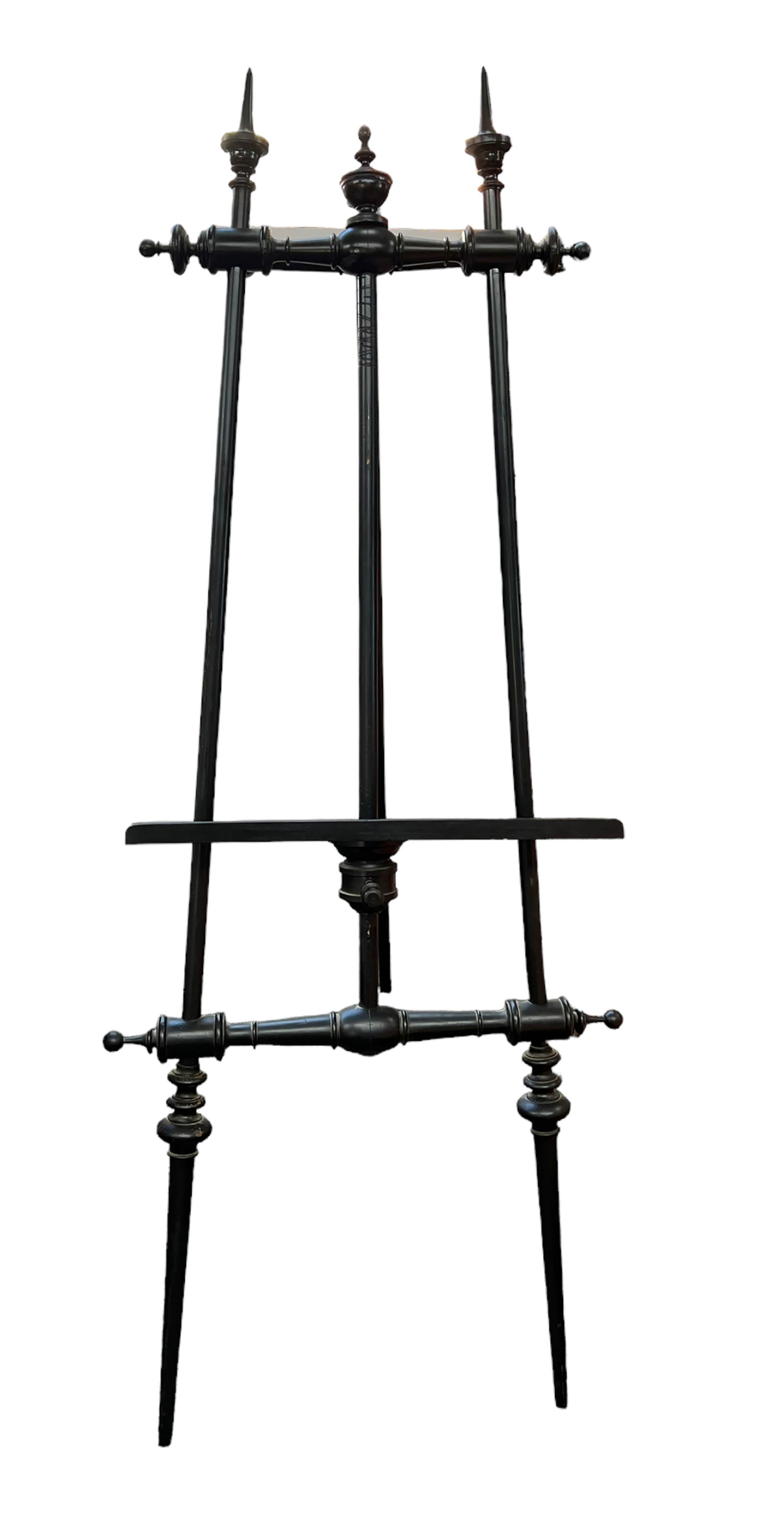Victorian Ebonized Artist Easel. (1 of 2)