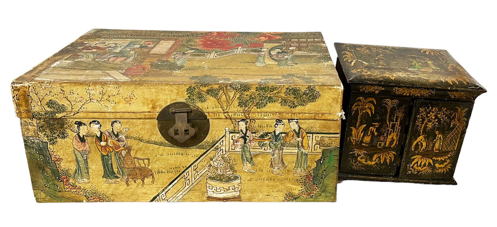 Asian Trunk and Jewelry Chest. (1 of 4)