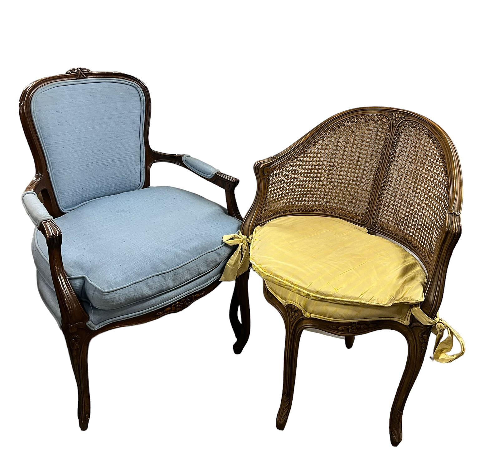 Lot of Two Antique French Style Chairs. (1 of 3)