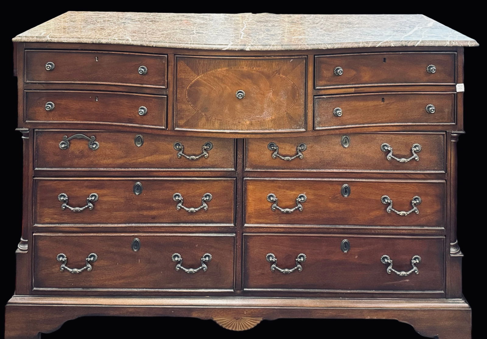 Drexel Heritage Marble Top Dresser. (1 of 2)