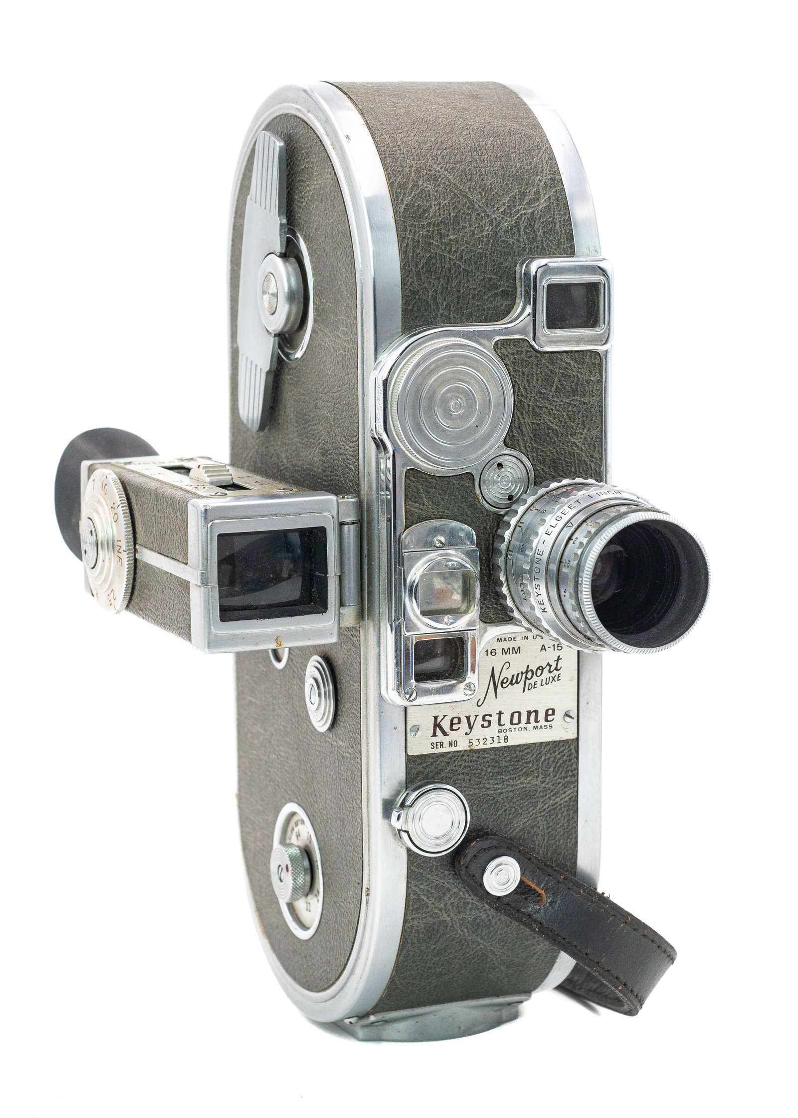 Keystone Newport Deluxe A-15 16mm Camera. (1 of 3)