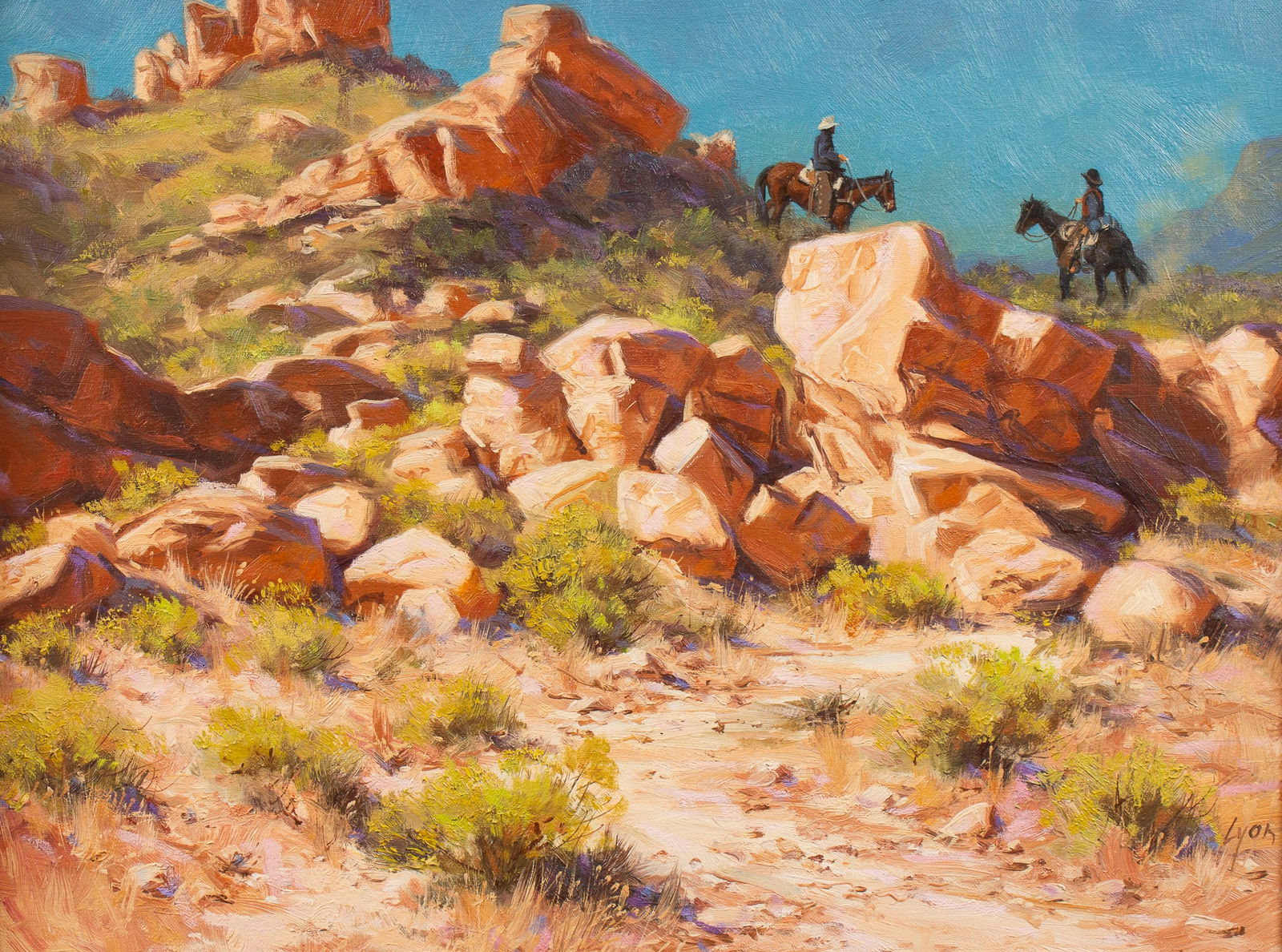Western Landscape Painting, Harold Lyon. (1 of 6)