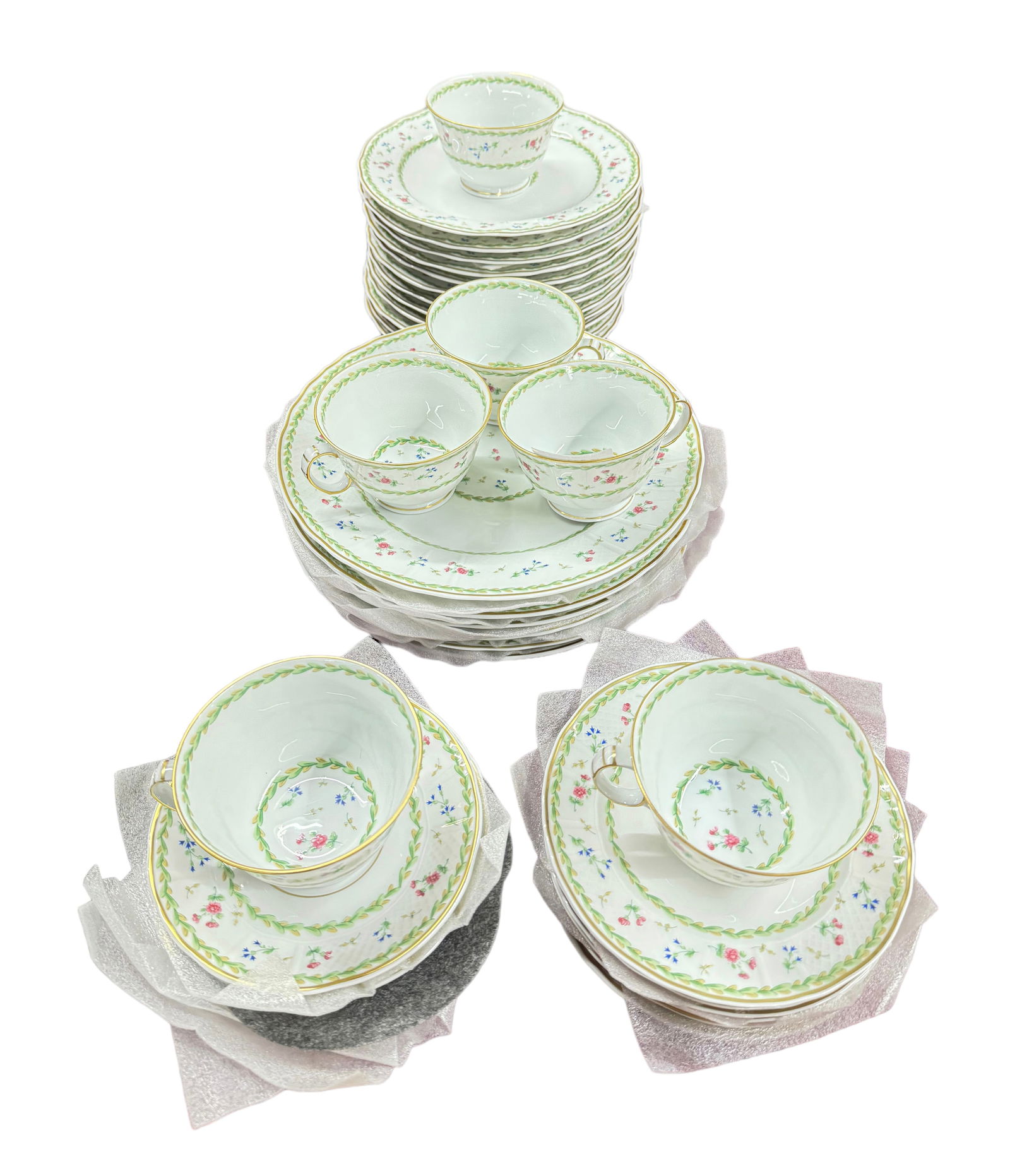 Bernardaud Limoges "Artois Vert" China- 36 Pcs. (1 of 3)