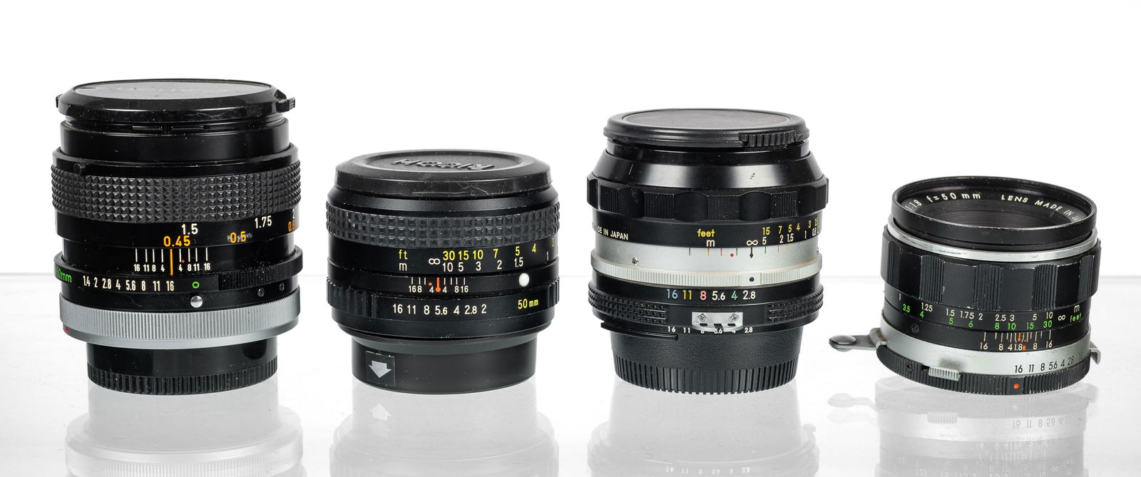 Lot of Assorted Manual Focus Prime Lenses. (1 of 9)