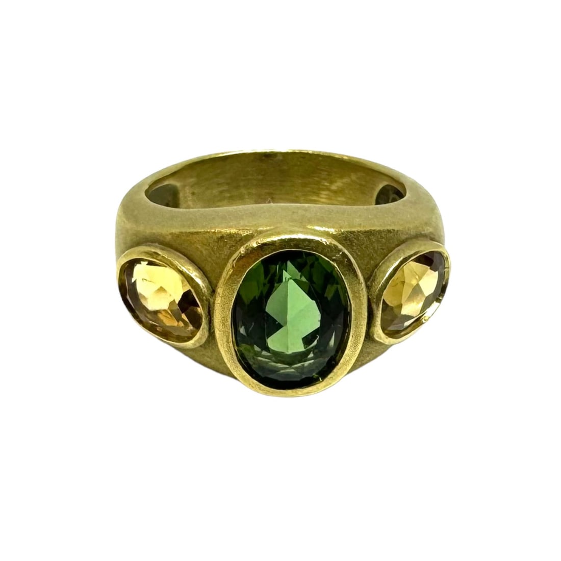 Kieselstein-Cord 18K Gold Ring w/ Gemstones. (1 of 3)