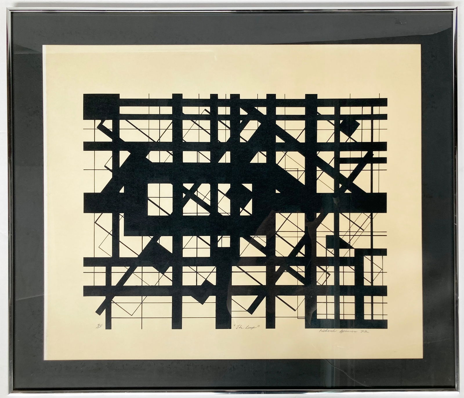 "The Loop", Lithograph by Richard Spinner. (1 of 5)