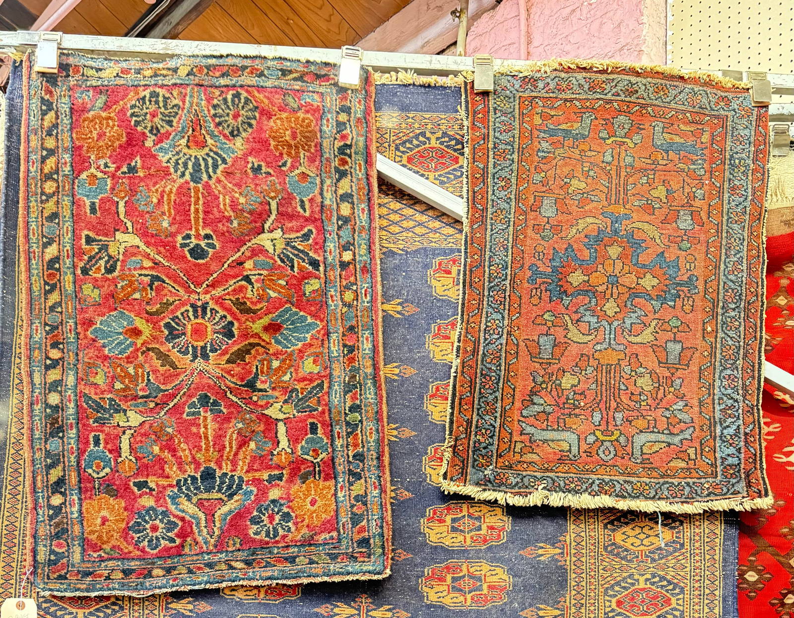 Lot Of Two Small Persian Rugs. Auction