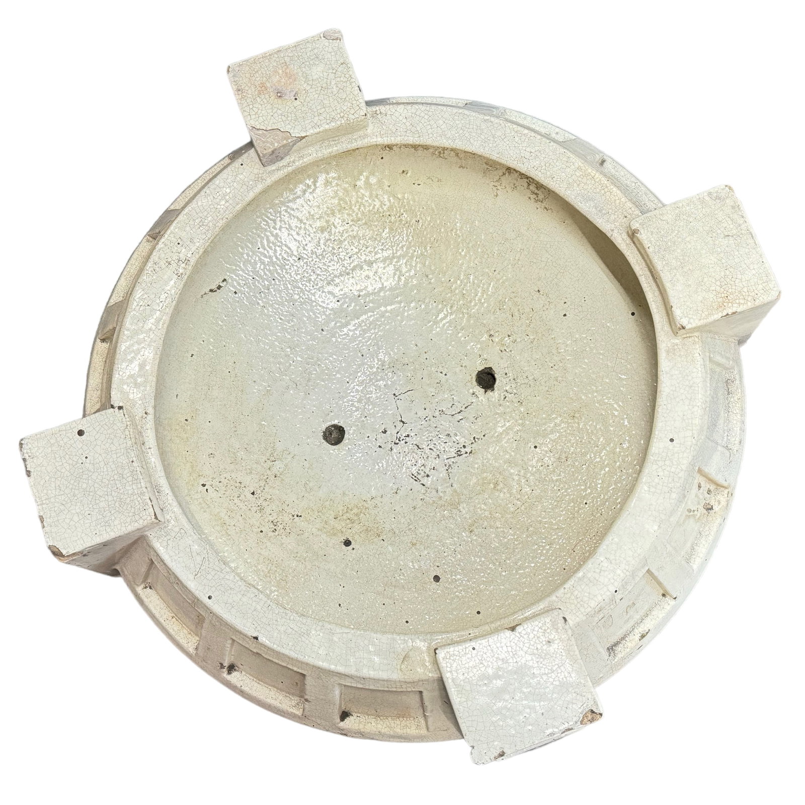 Teco Style Concrete Bird Bath Top. (1 of 1)