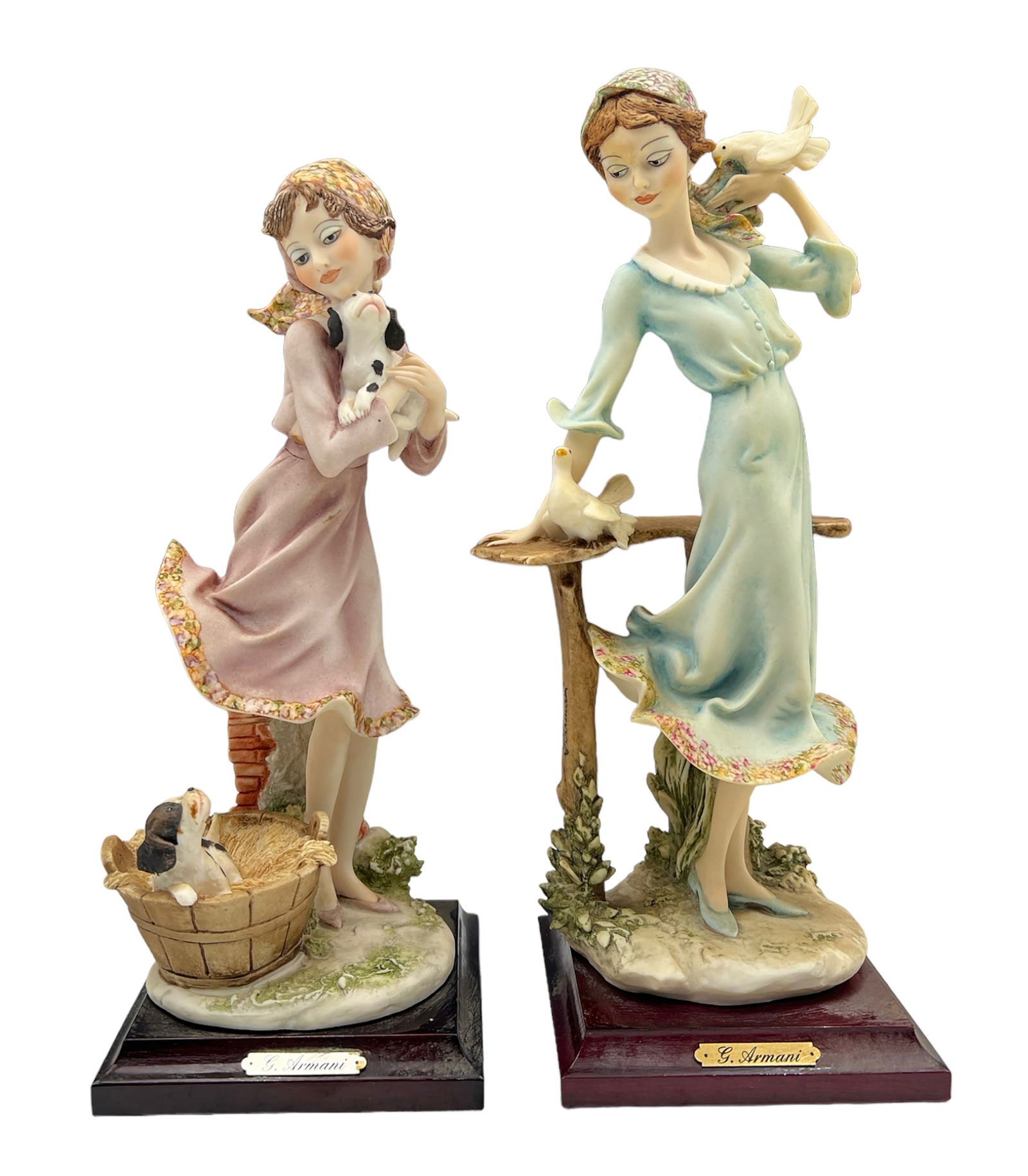 Pr. of Guiseppe Armani Figures. (1 of 6)