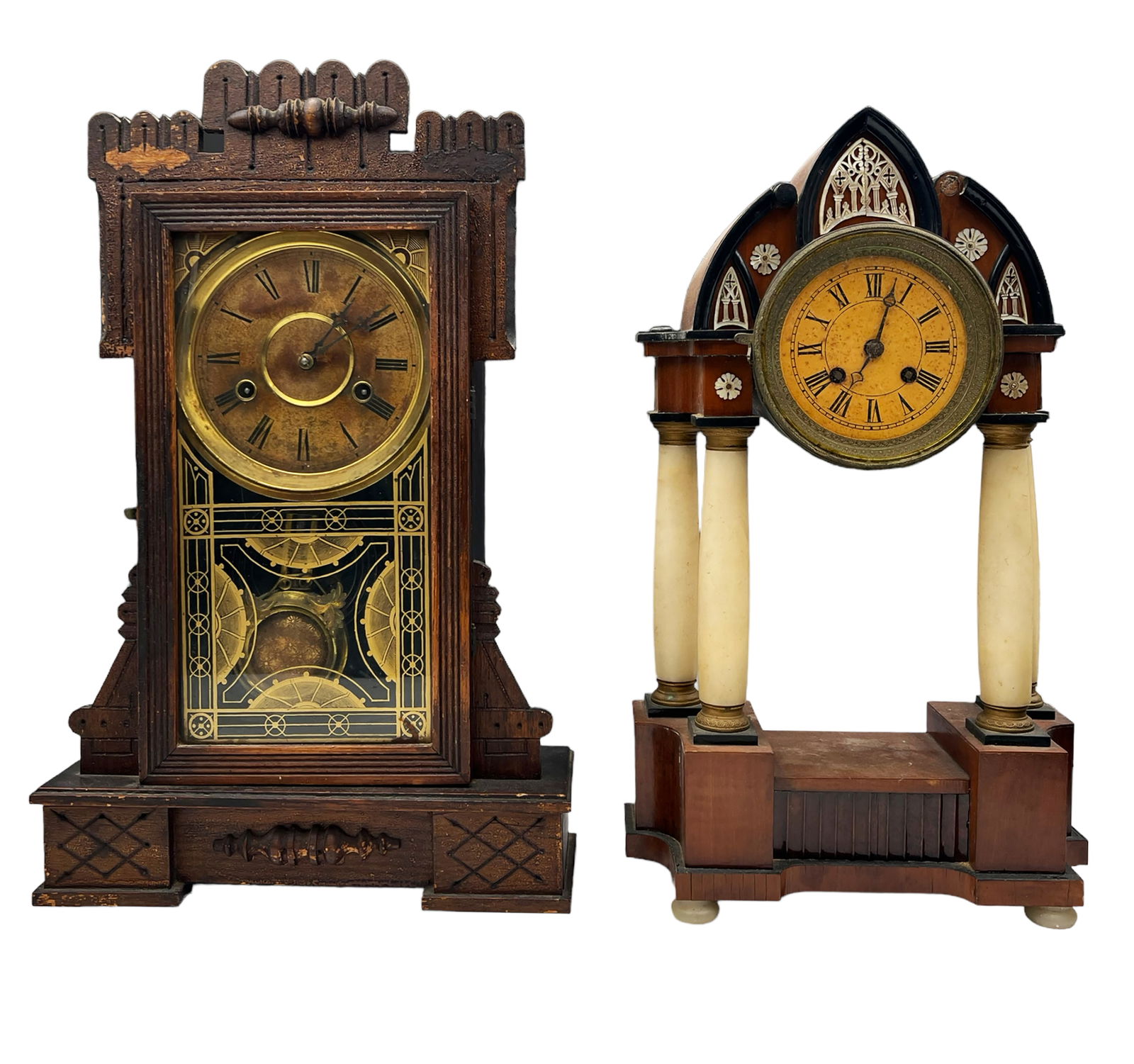 Lot of Two Mantel Clocks. (1 of 6)
