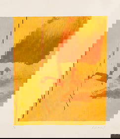 "Harvest", Lithograph by Helen Frankenthaler. (1 of 6)