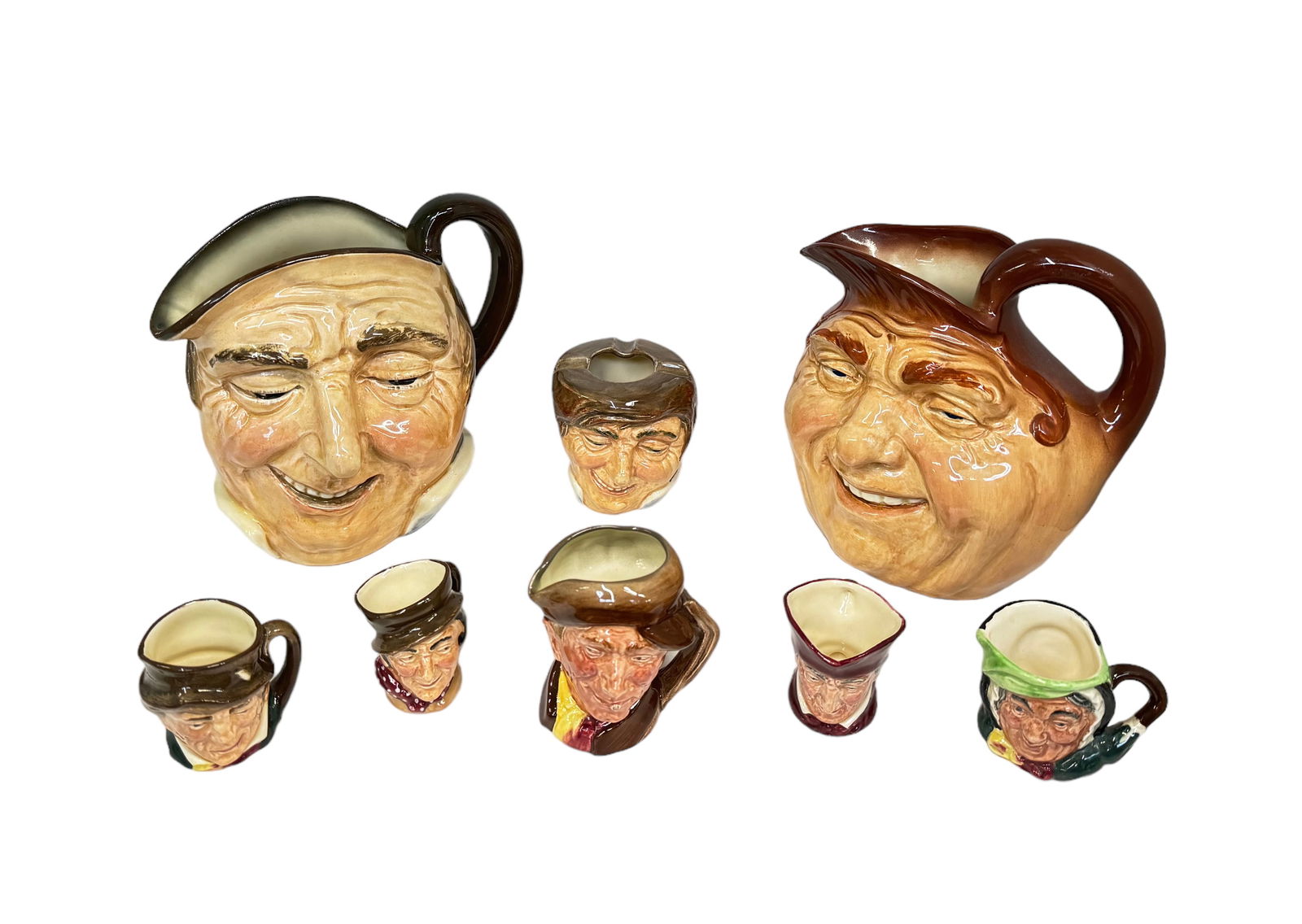 Lot of Royal Doulton Toby Jugs - Miniatures, etc. (1 of 3)