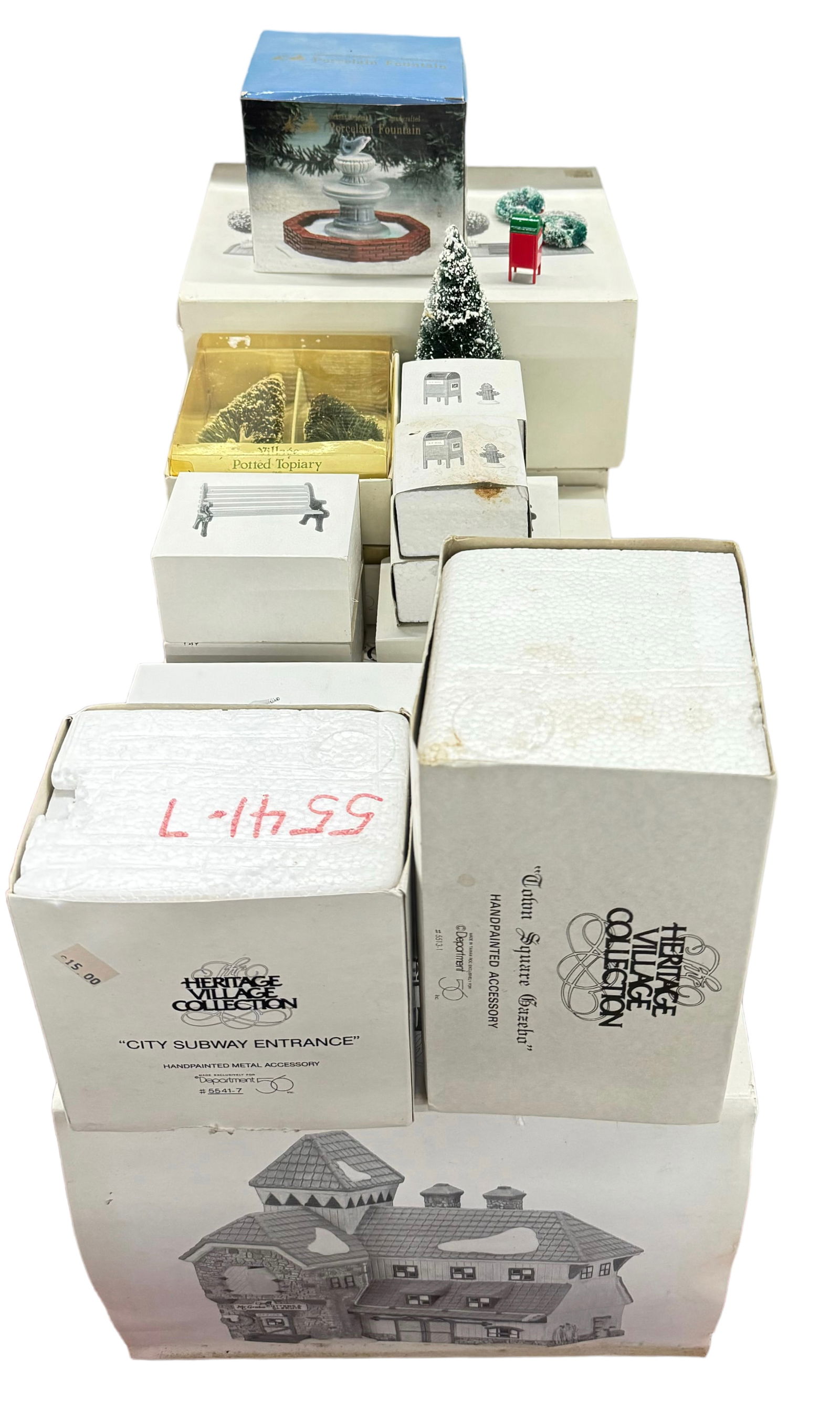 Department 56 Holiday Village Lot. (1 of 2)