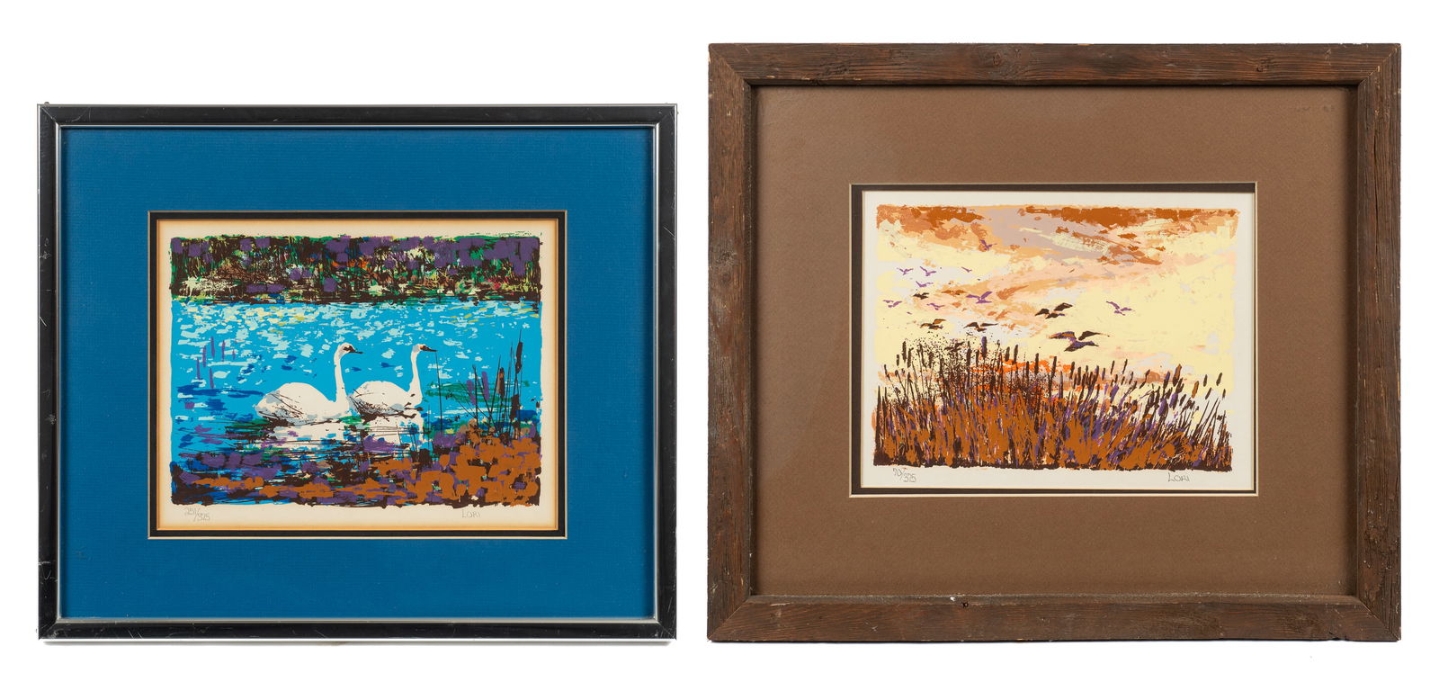 Pair of Wildlife Prints, Signed "Lori". (1 of 11)