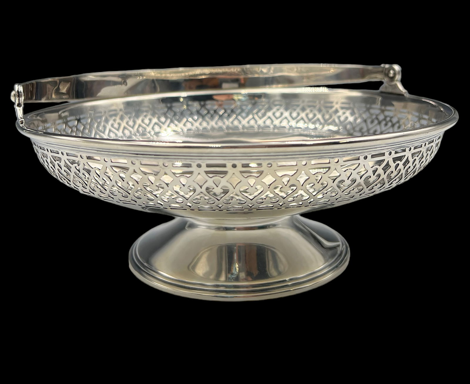 Tiffany & Co Sterling Footed Reticulated Basket. (1 of 4)