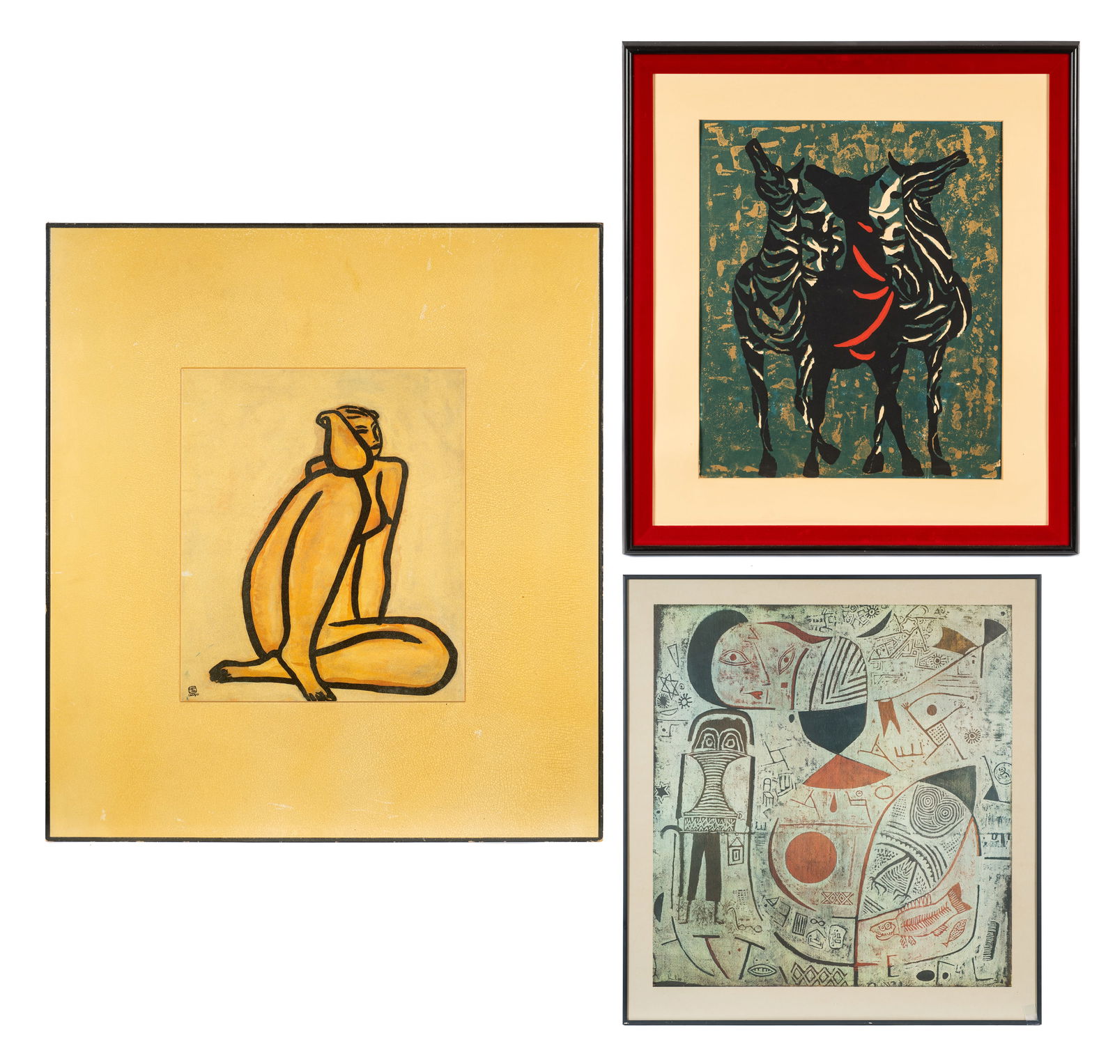 Lot of 3 Art Prints - Paul Klee, Sanyu, etc. (1 of 15)