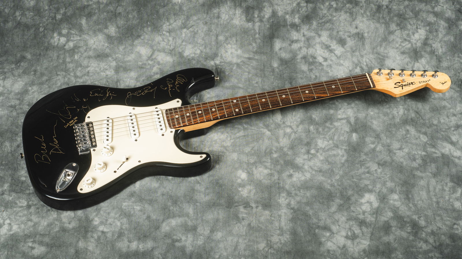 Fender Electric Guitar Sgd. by Blue Oyster Cult. (1 of 7)