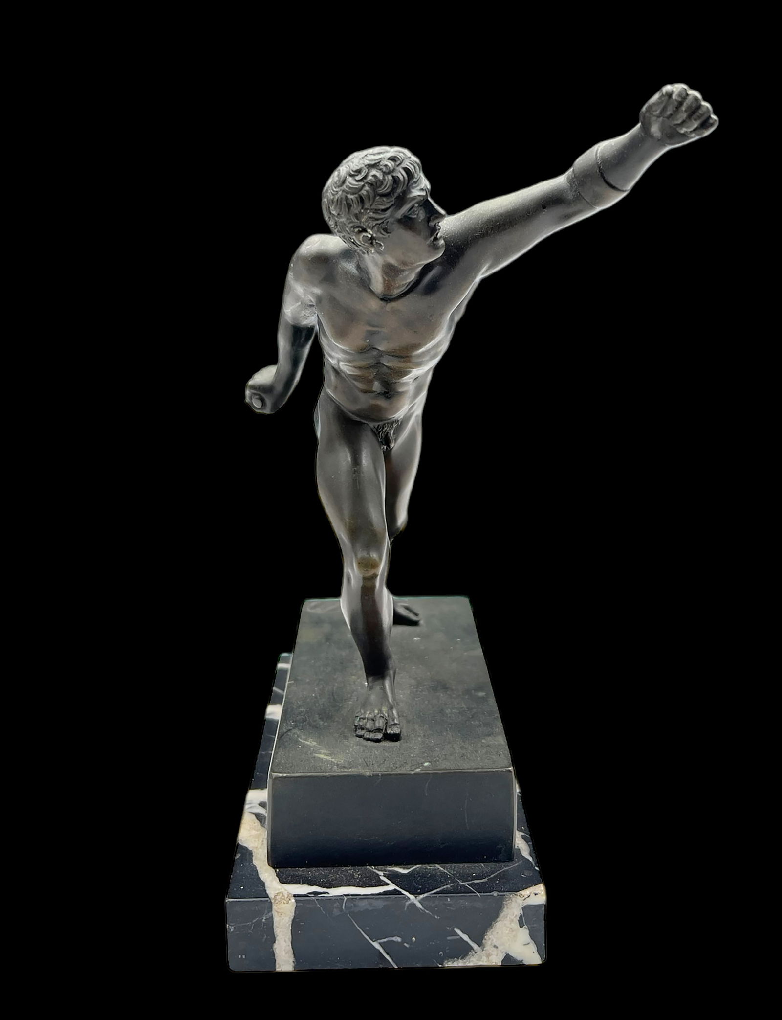 Small Bronze of a Borghese Warrior. (1 of 3)