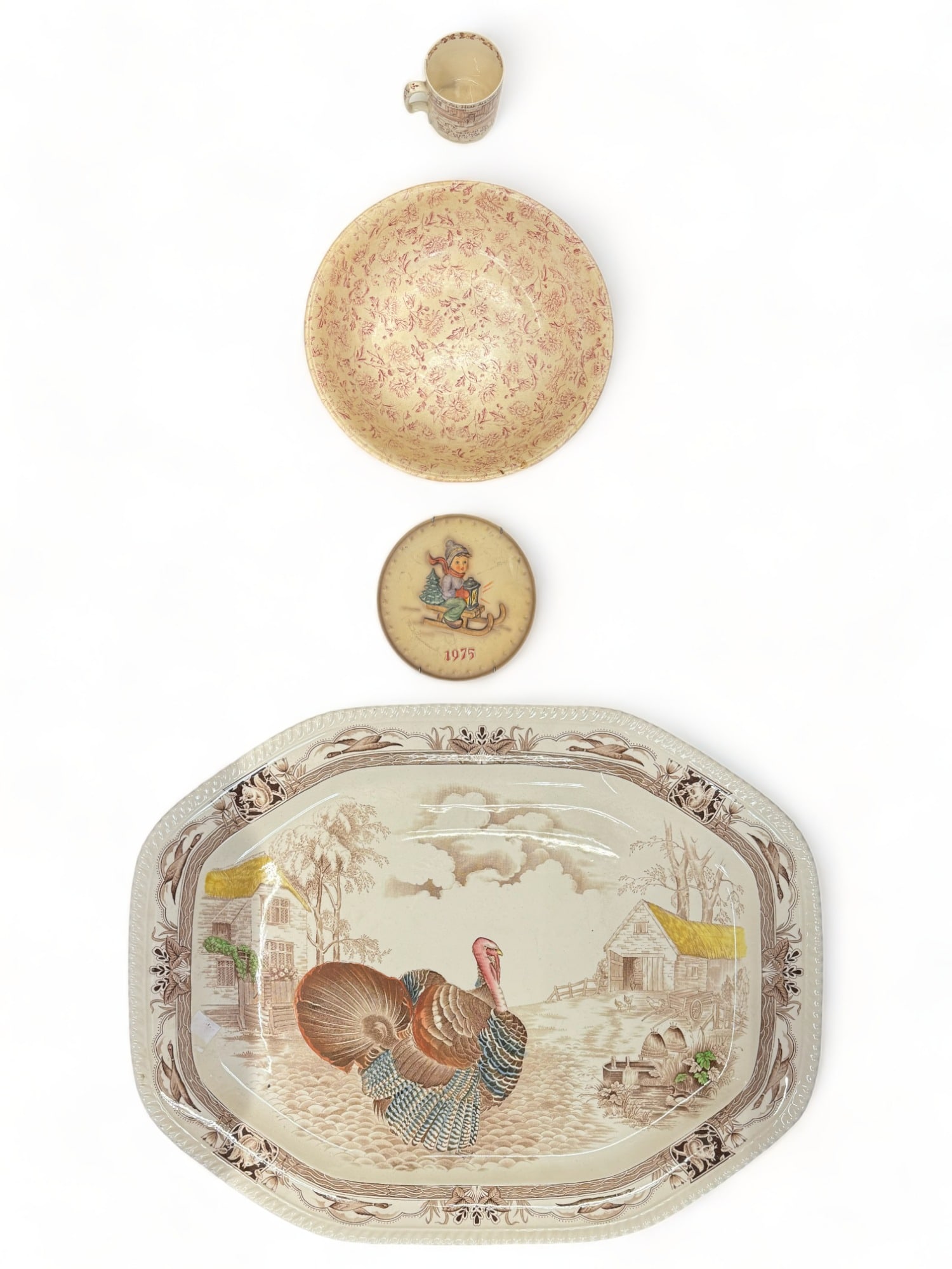 4 pc. Lot - Hummel, Johnson Bros, etc. (1 of 2)