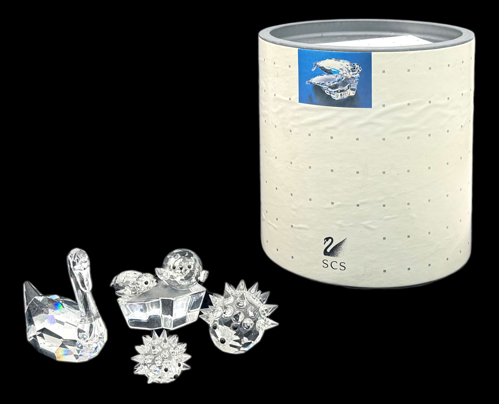 Lot of 4 Swarovski Crystal Figures - Seals, etc. (1 of 2)