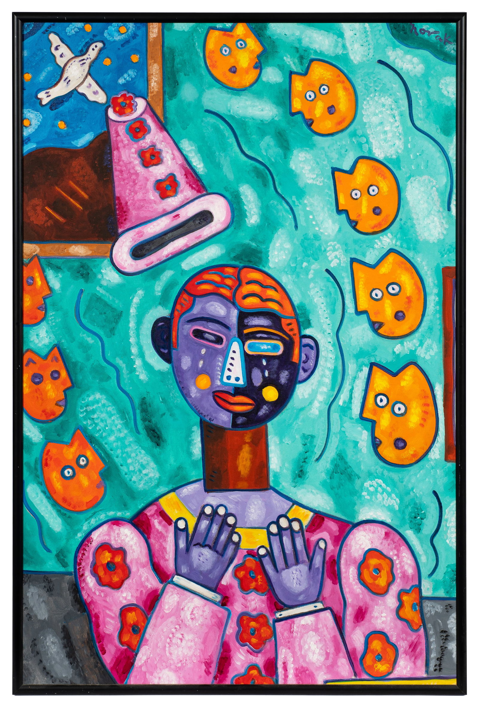 The Juggler, Painting by Bob Novak. (1 of 4)
