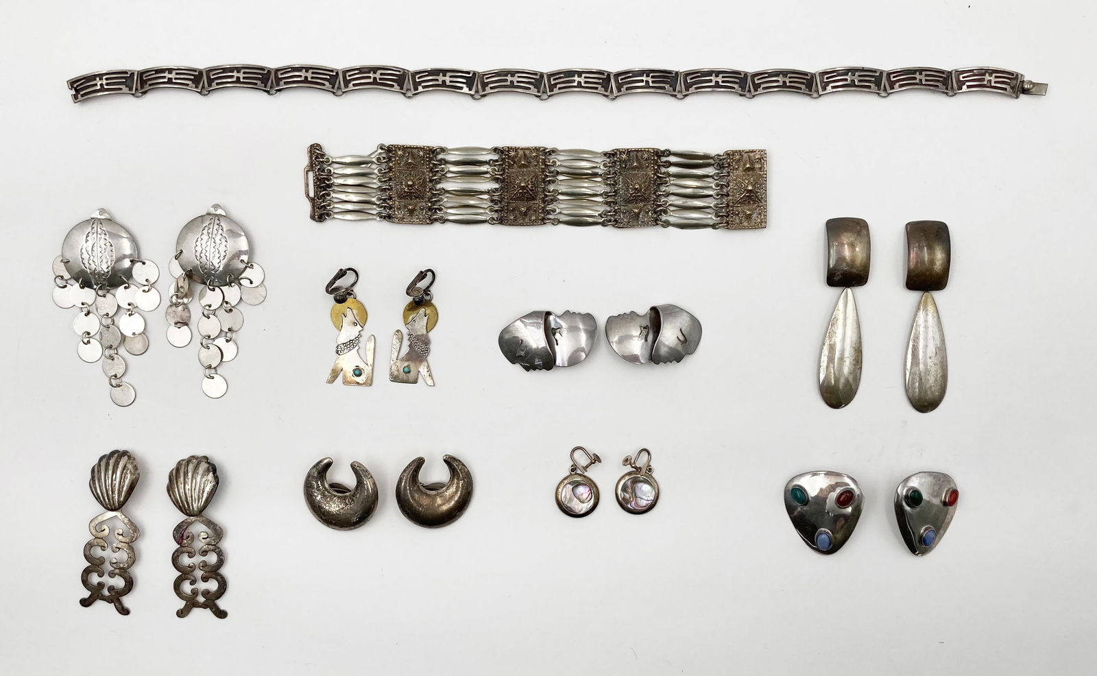 Lot of Assorted Sterling Silver Jewelry. (1 of 2)