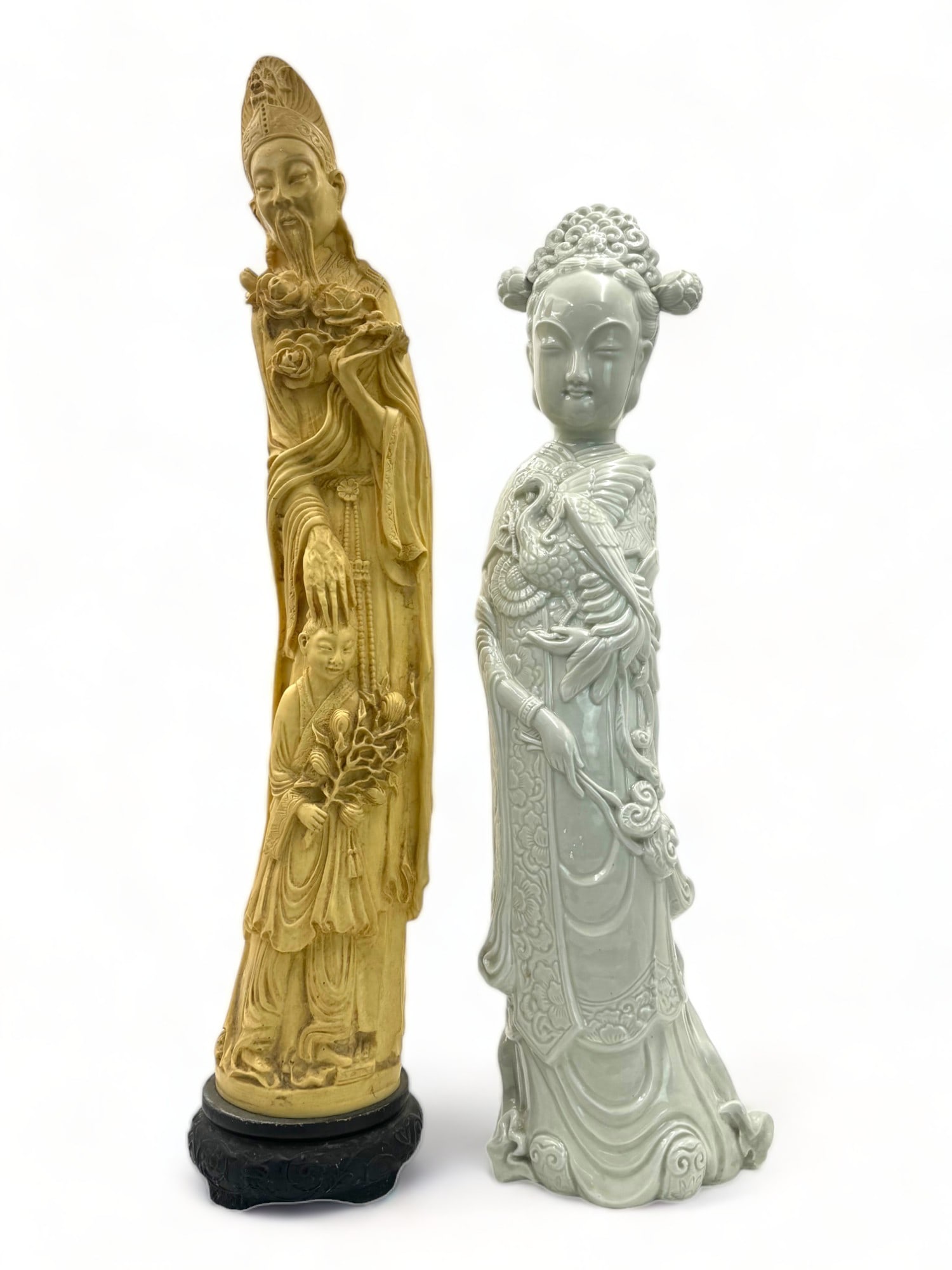 Lot of Two Chinese Figures. (1 of 3)