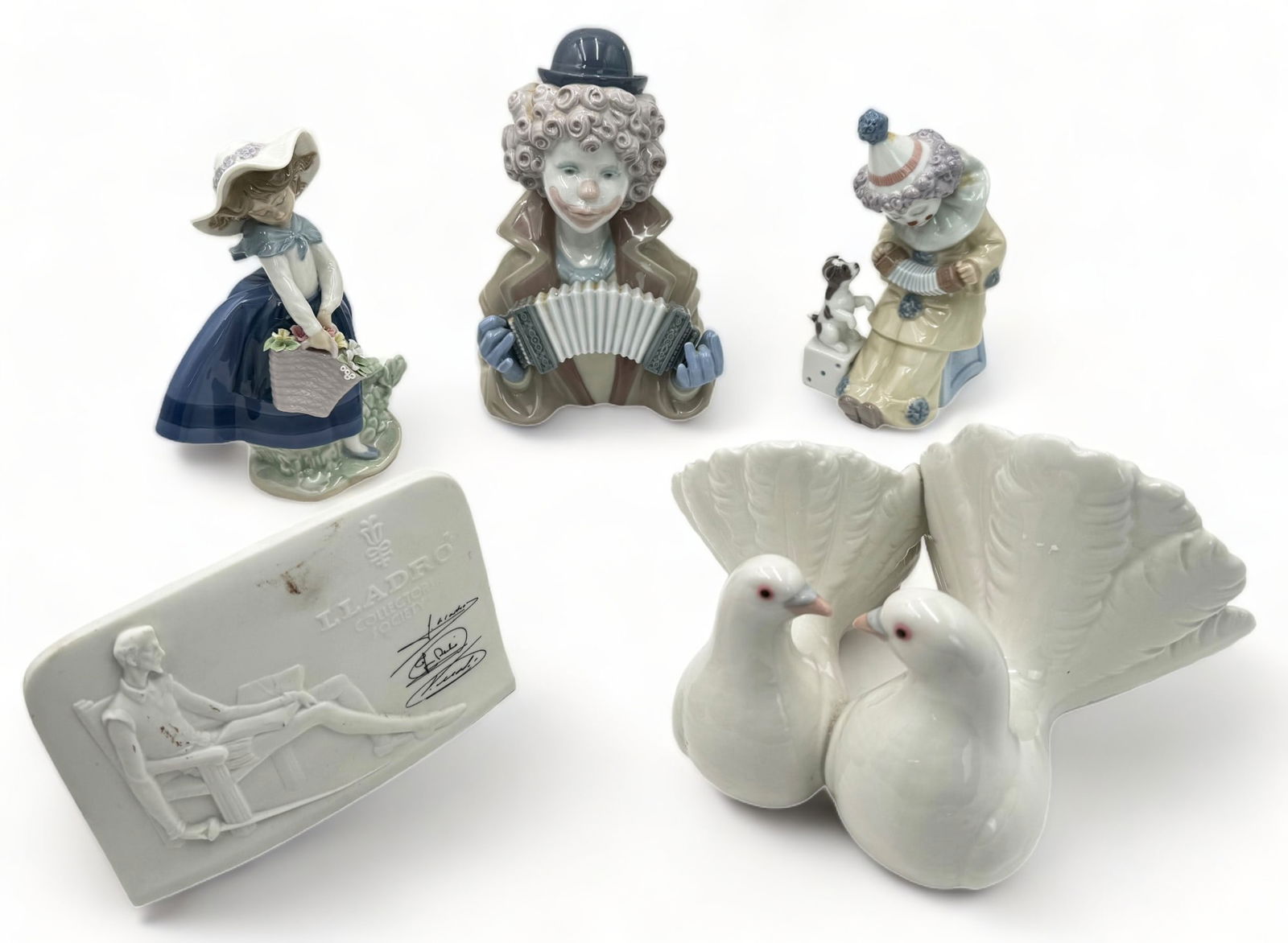 Lot of Assorted Lladro Figurines- Pierrot, etc. (1 of 3)
