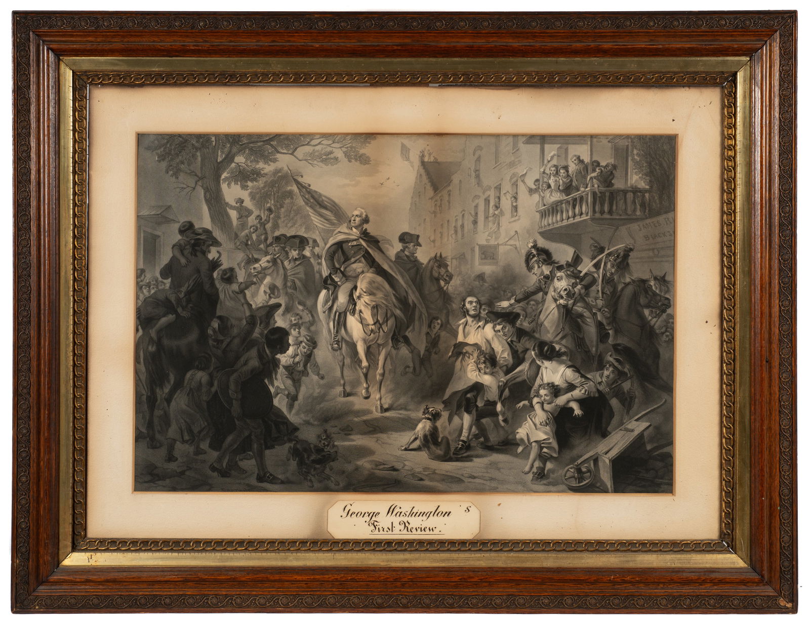 George Washington Engraving, Triumph of Patriotism (1 of 5)