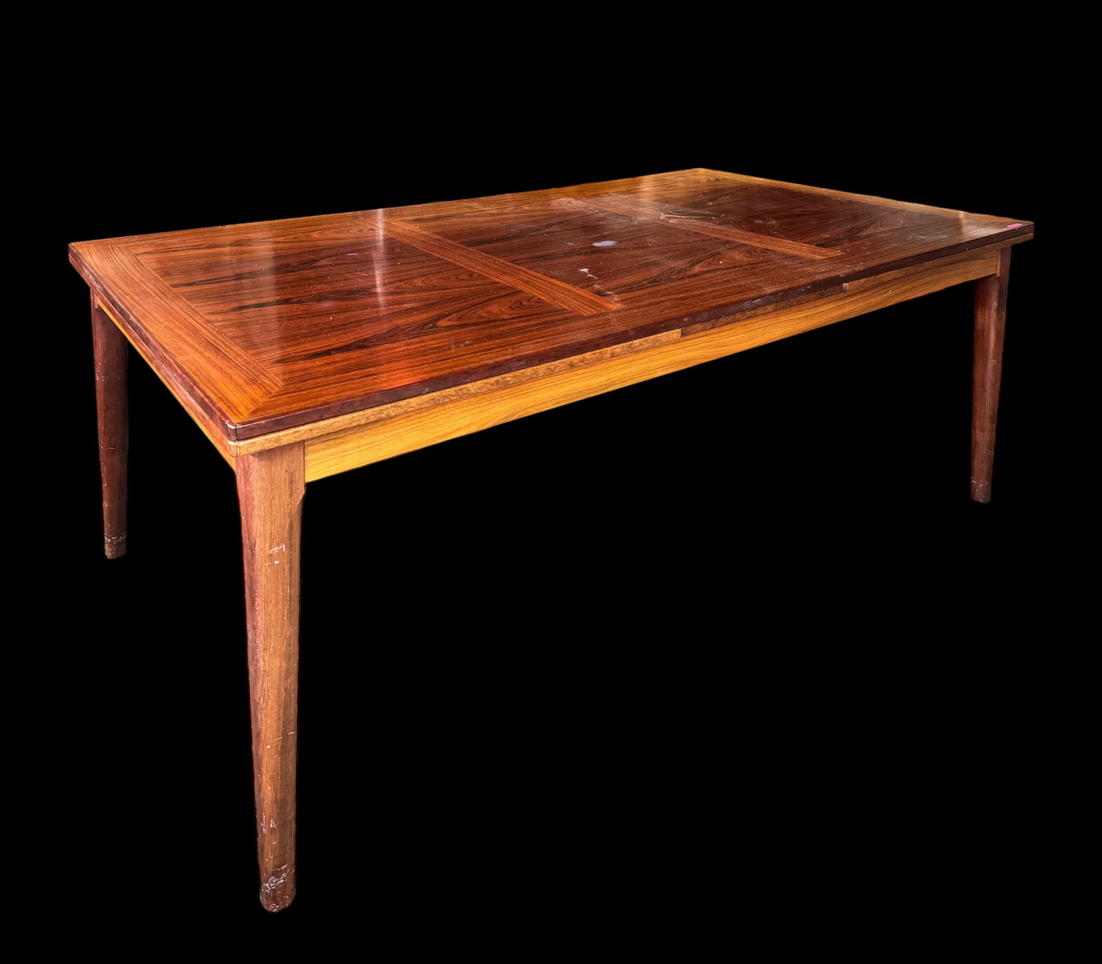 Skouby Modern Rosewood Refectory Dining Table. (1 of 1)