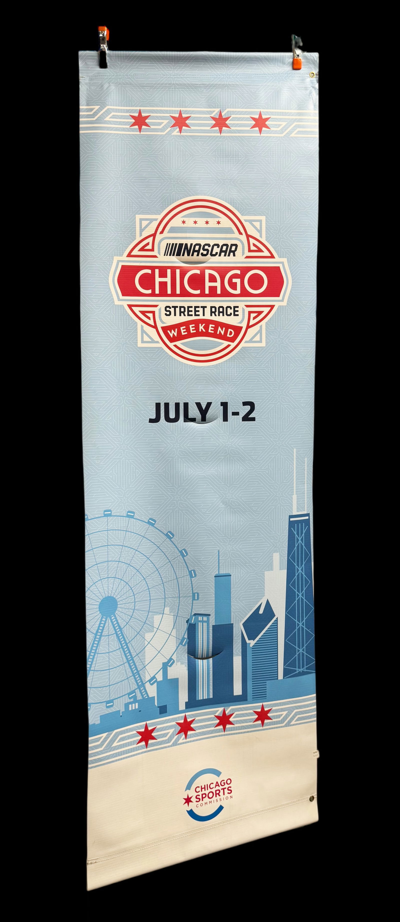 Nascar Chicago Street Race Banner. (1 of 1)