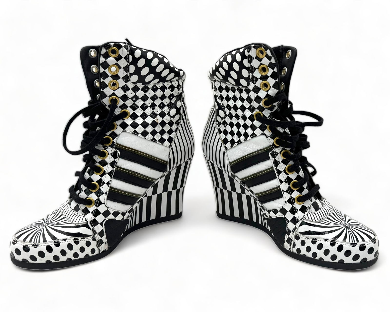 Adidas wedge deals heels