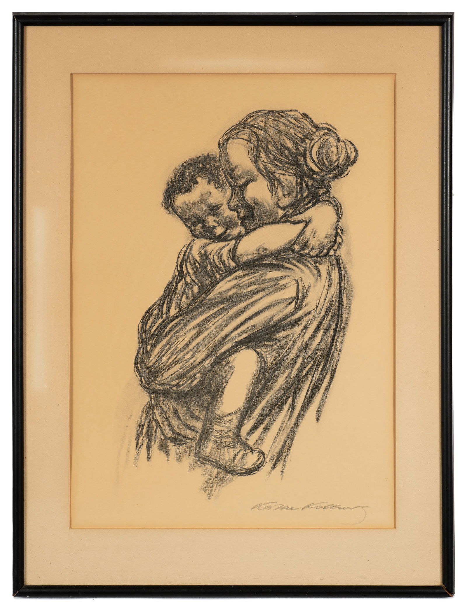 Mother and Child, Lithograph by Kathe Kollwitz. (1 of 5)