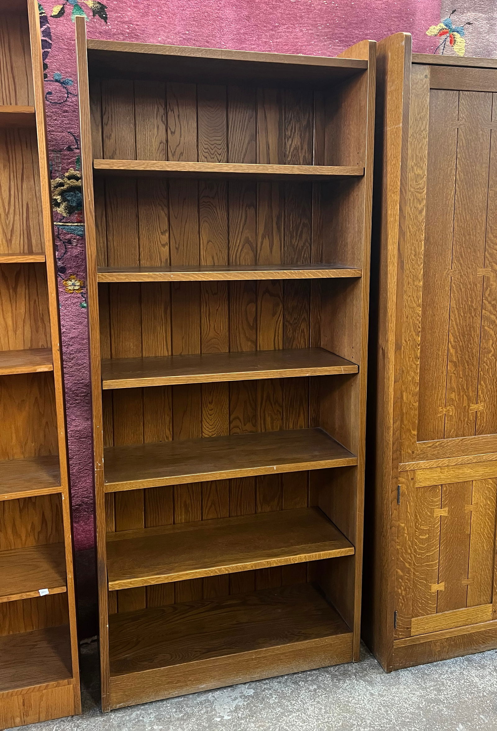 Solid Oak Bookcase. (1 of 1)