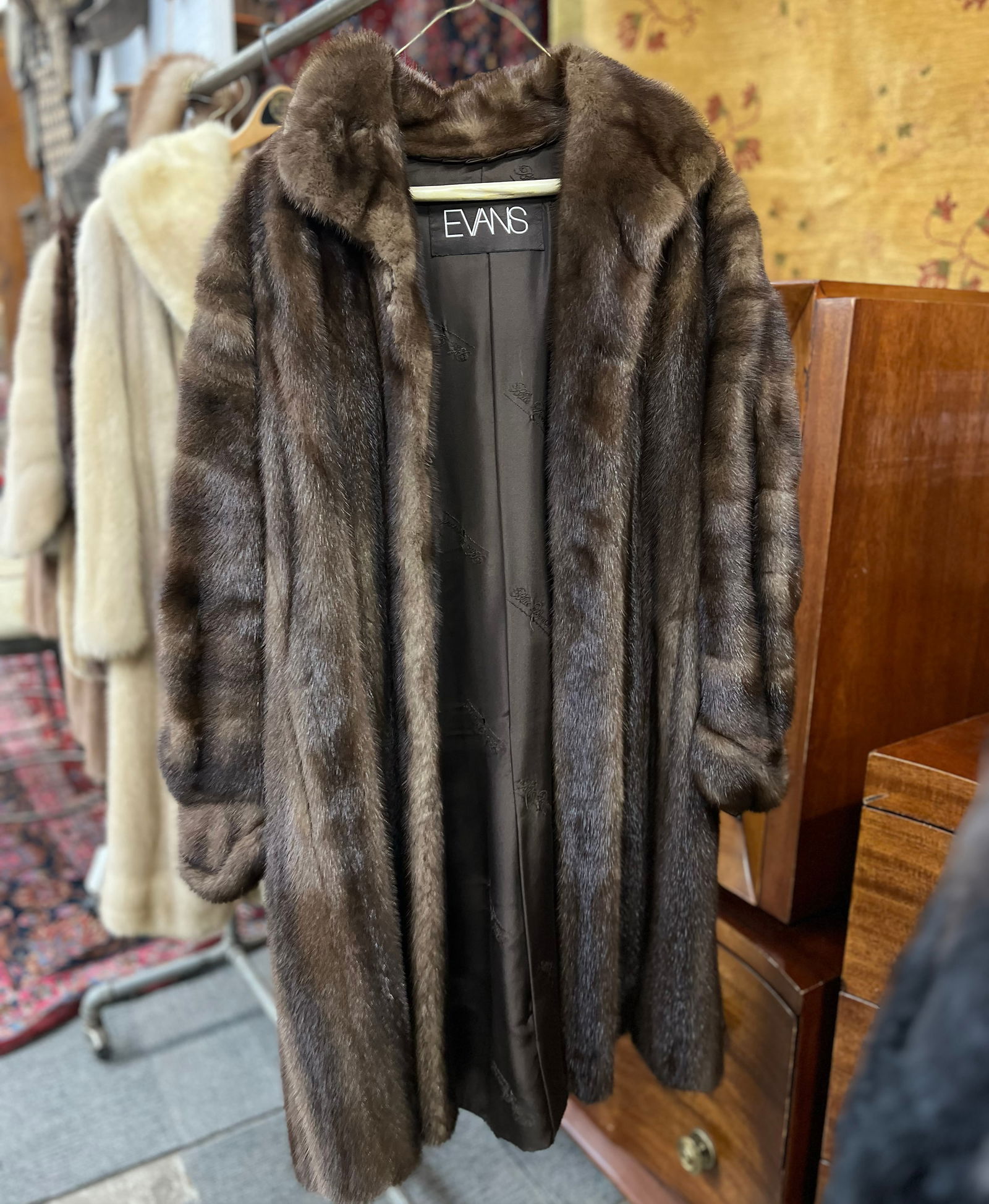 Vintage Evans Blue Diamond Mink Fur Jacket. (1 of 4)