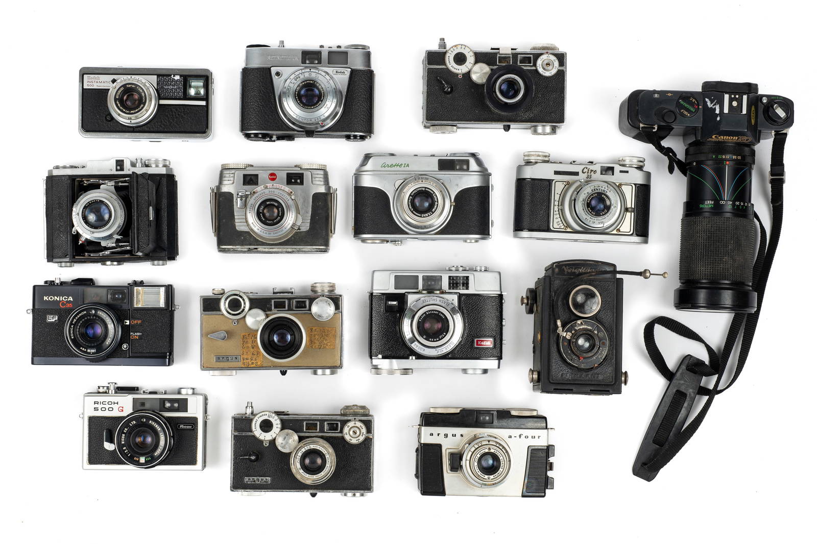 Lot Of Vintage Cameras. Auction