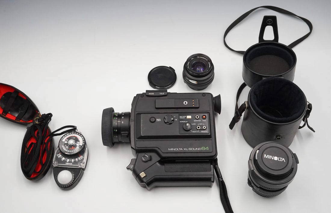 Small Lot Of Vintage Camera Equipment. Auction