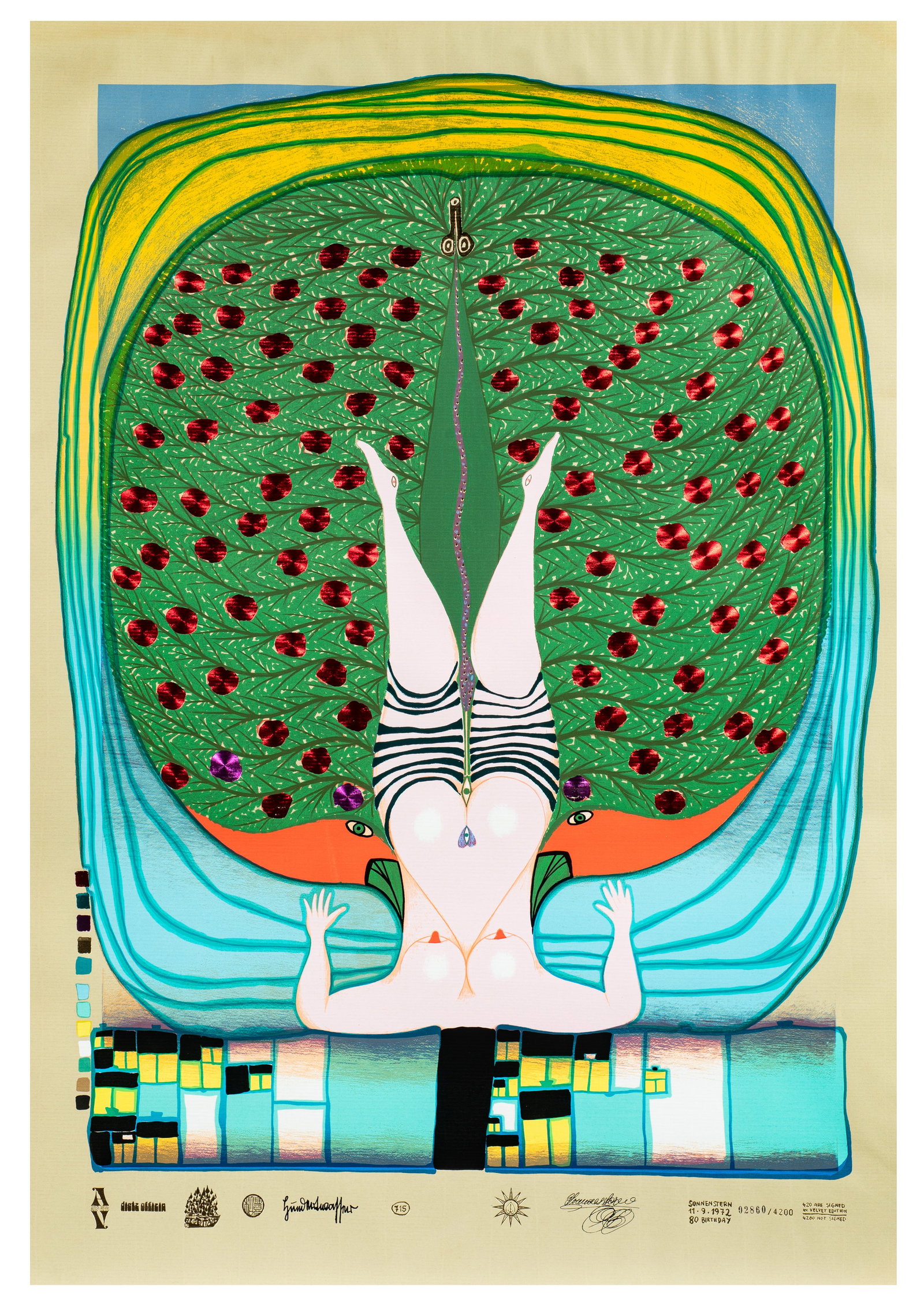 Homage to Schroder Sonnenstern, Hundertwasser. (1 of 3)