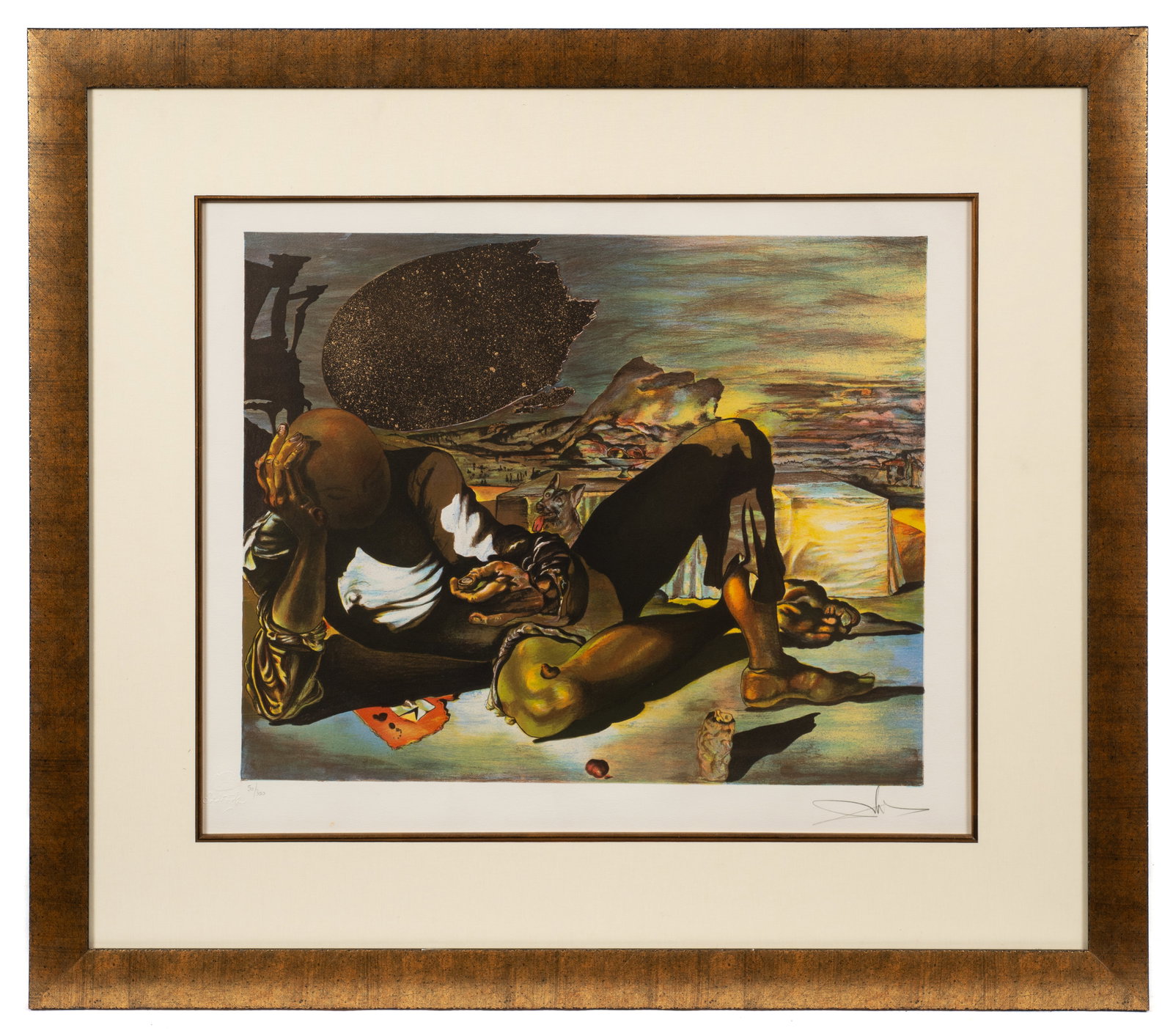 "Philosopher Illuminated...", Salvador Dali Litho. (1 of 6)
