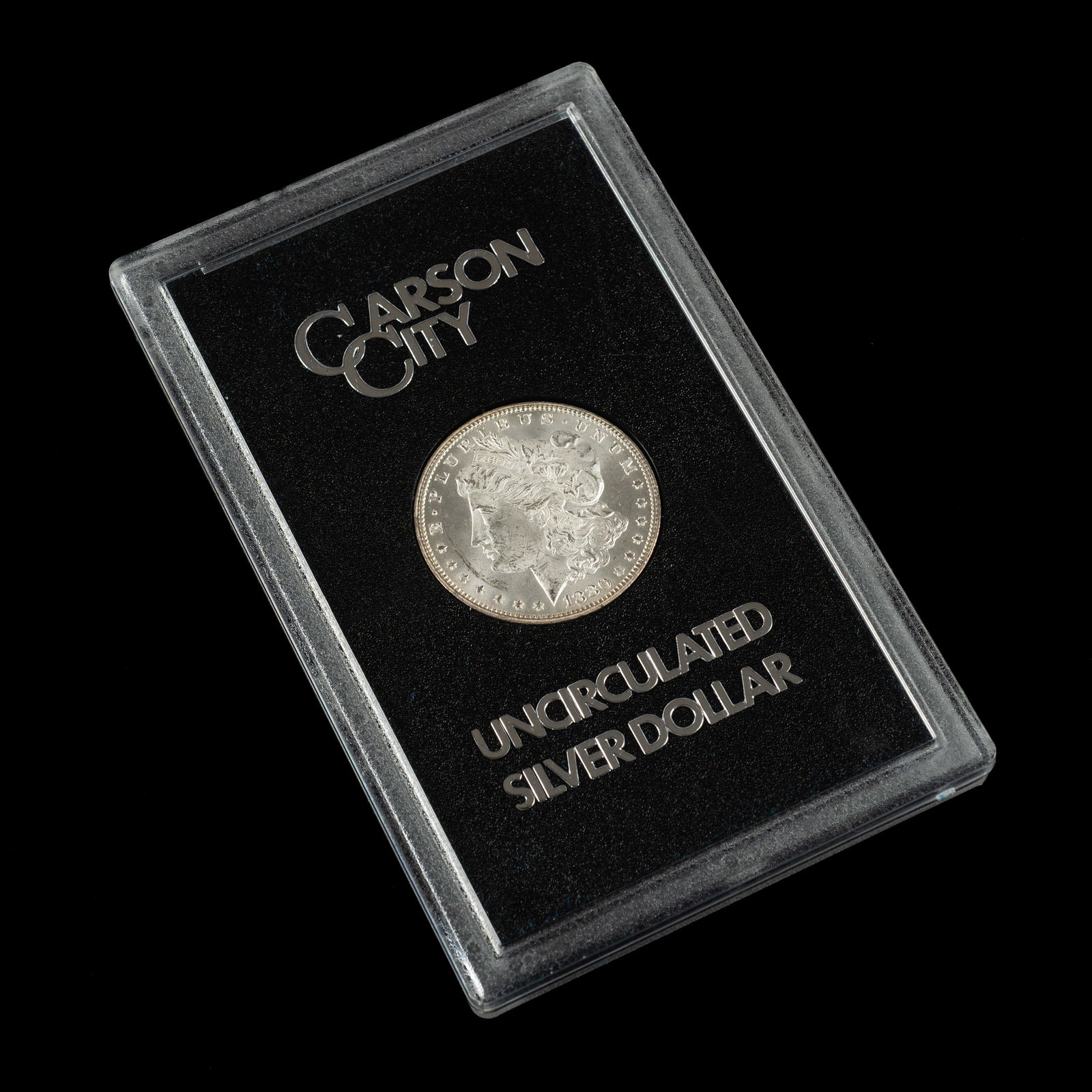 1880-CC Unc.? Morgan Silver Dollar, GSA Hoard. (1 of 3)