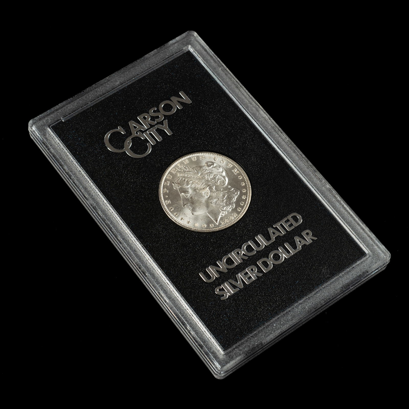 1882-CC Unc.? Morgan Silver Dollar, GSA Hoard. (1 of 3)