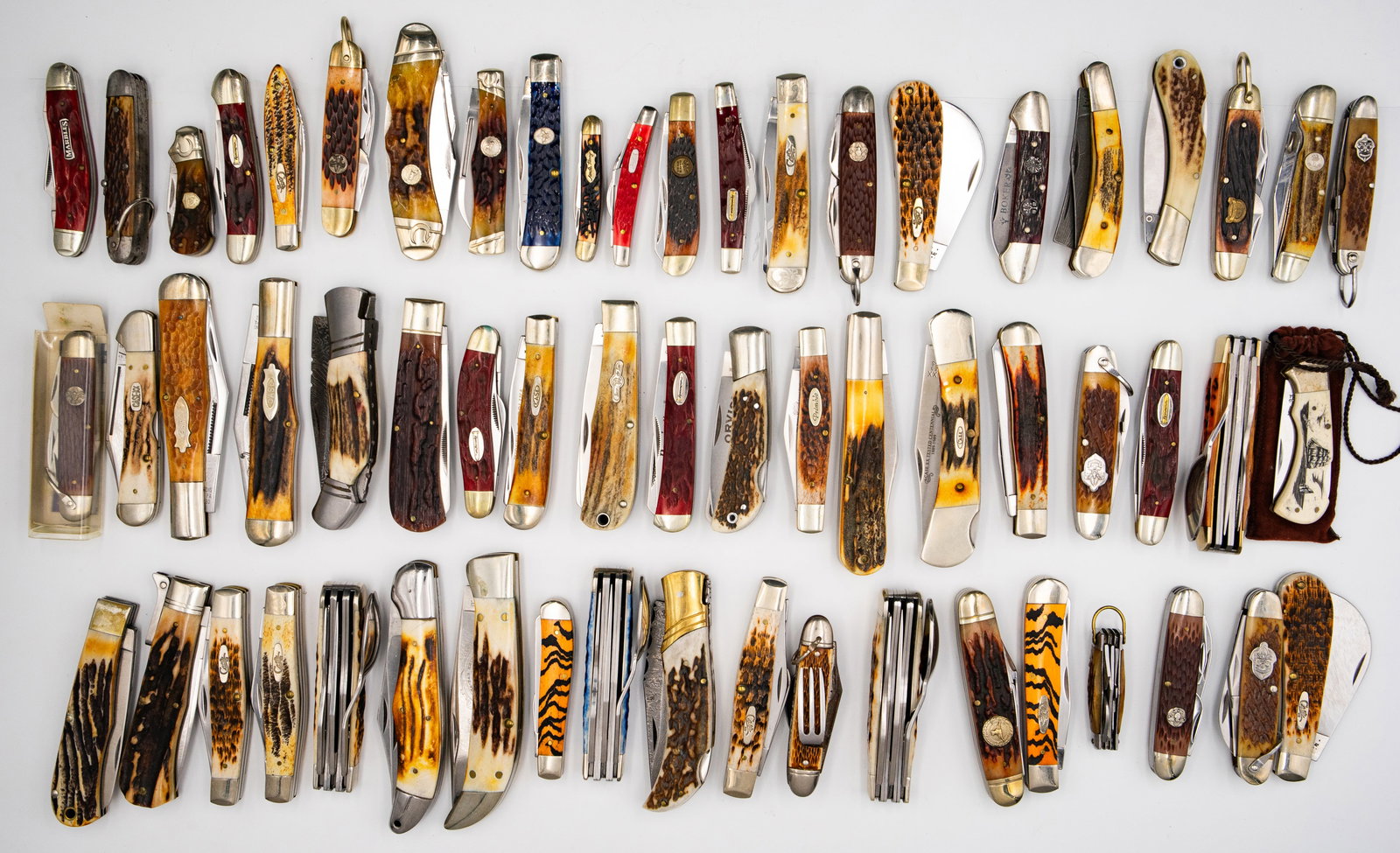 Lot of 60 Pocketknives- Case, Remington, etc. (1 of 6)