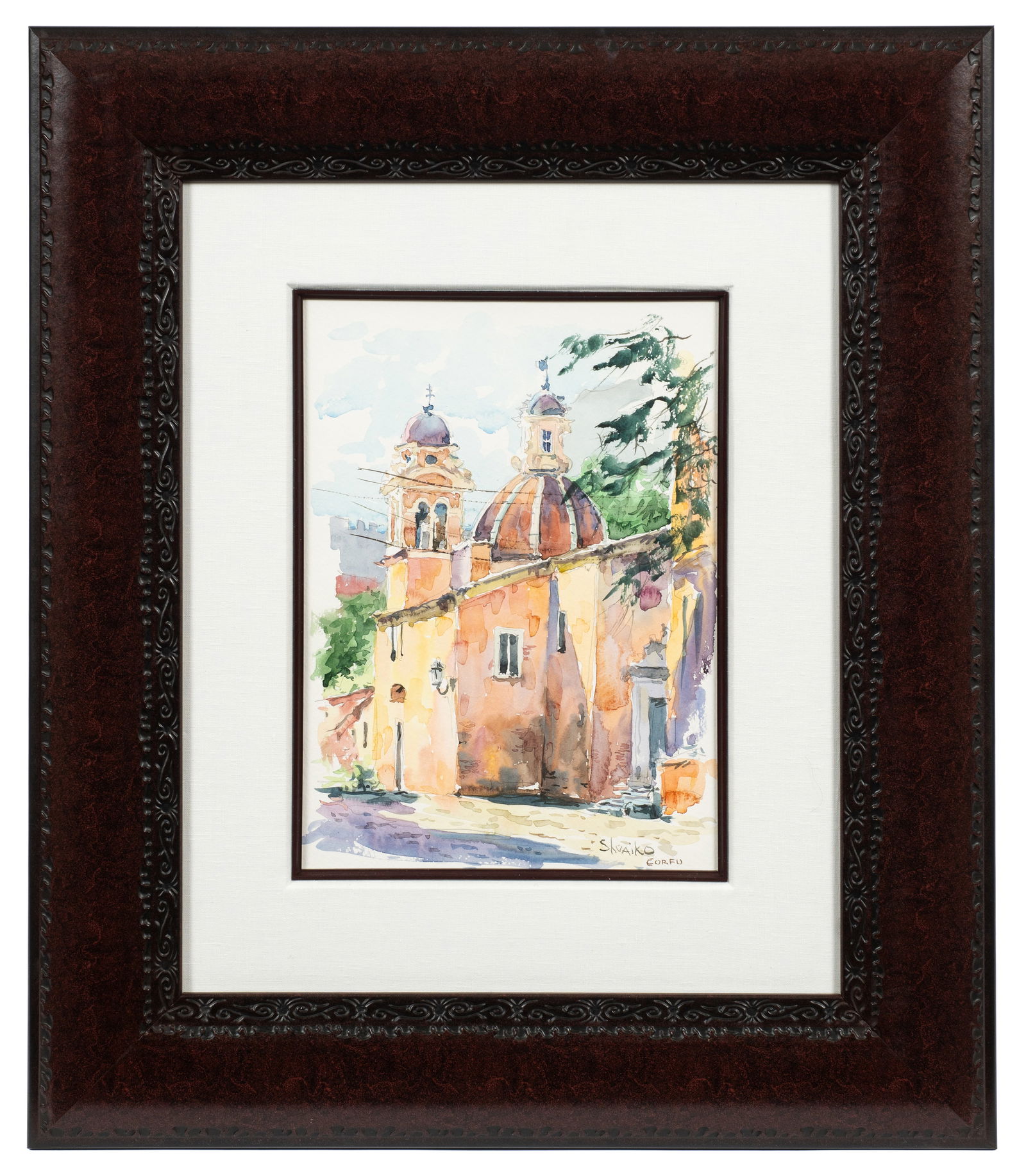 "Corfu", Watercolor Painting by Viktor Shvaiko. (1 of 5)