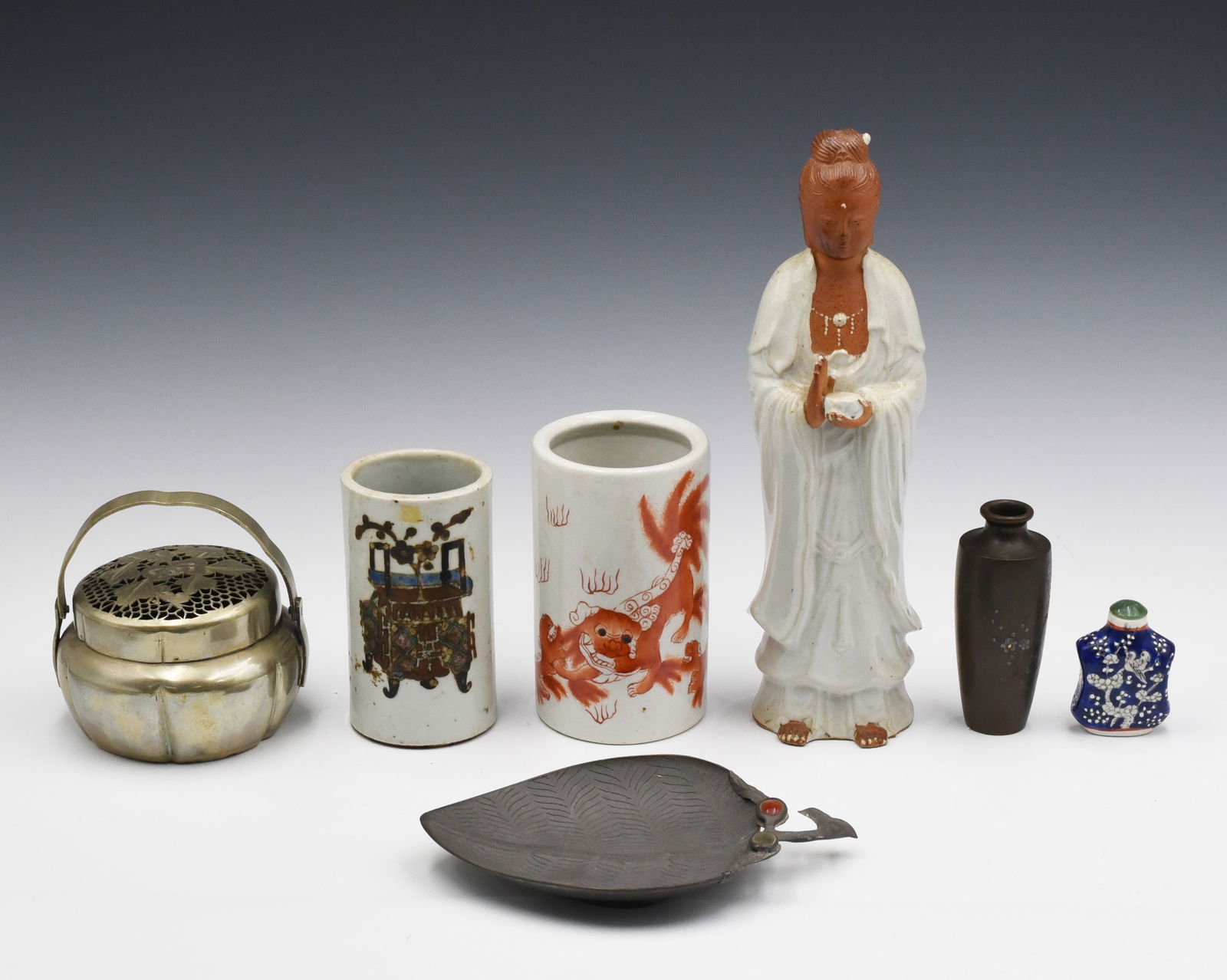 Lot of 7 Assorted Mostly Chinese Articles. (1 of 2)