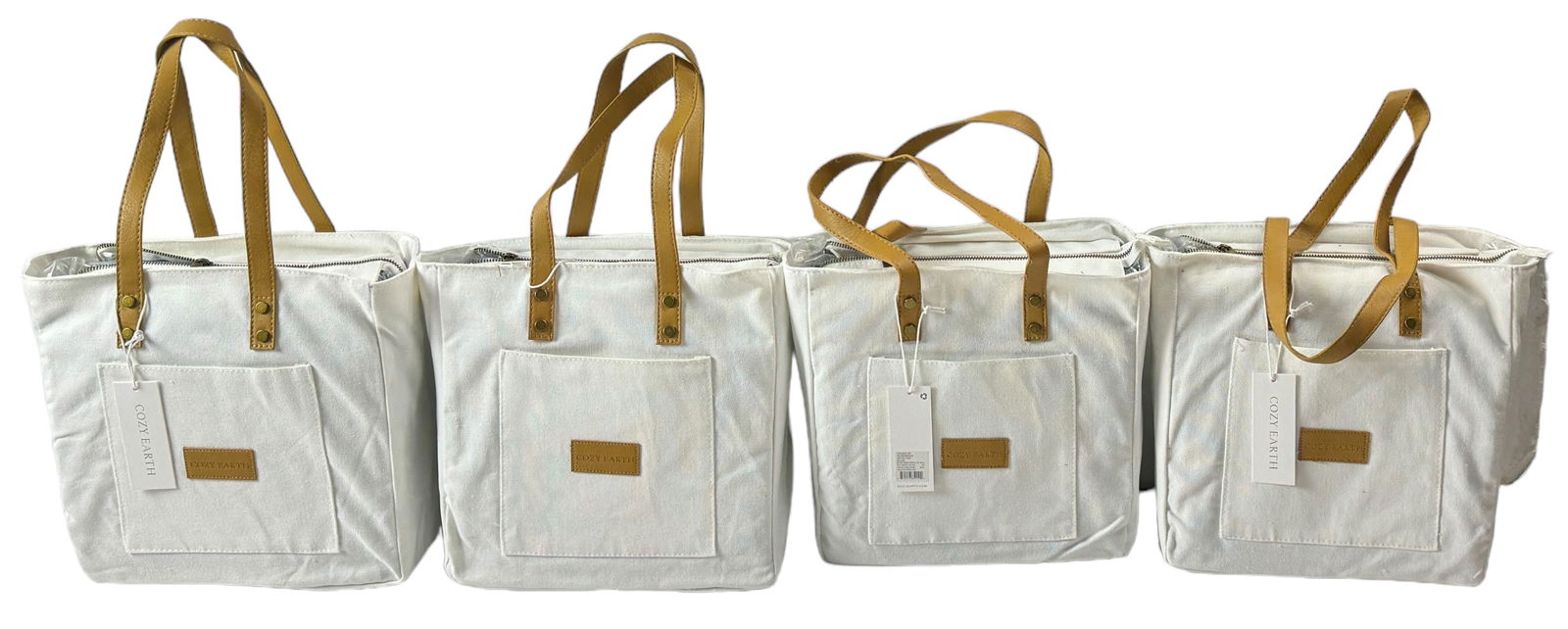 Lot of 4 Cozy Earth Sheets Sets - Split-King. (1 of 2)