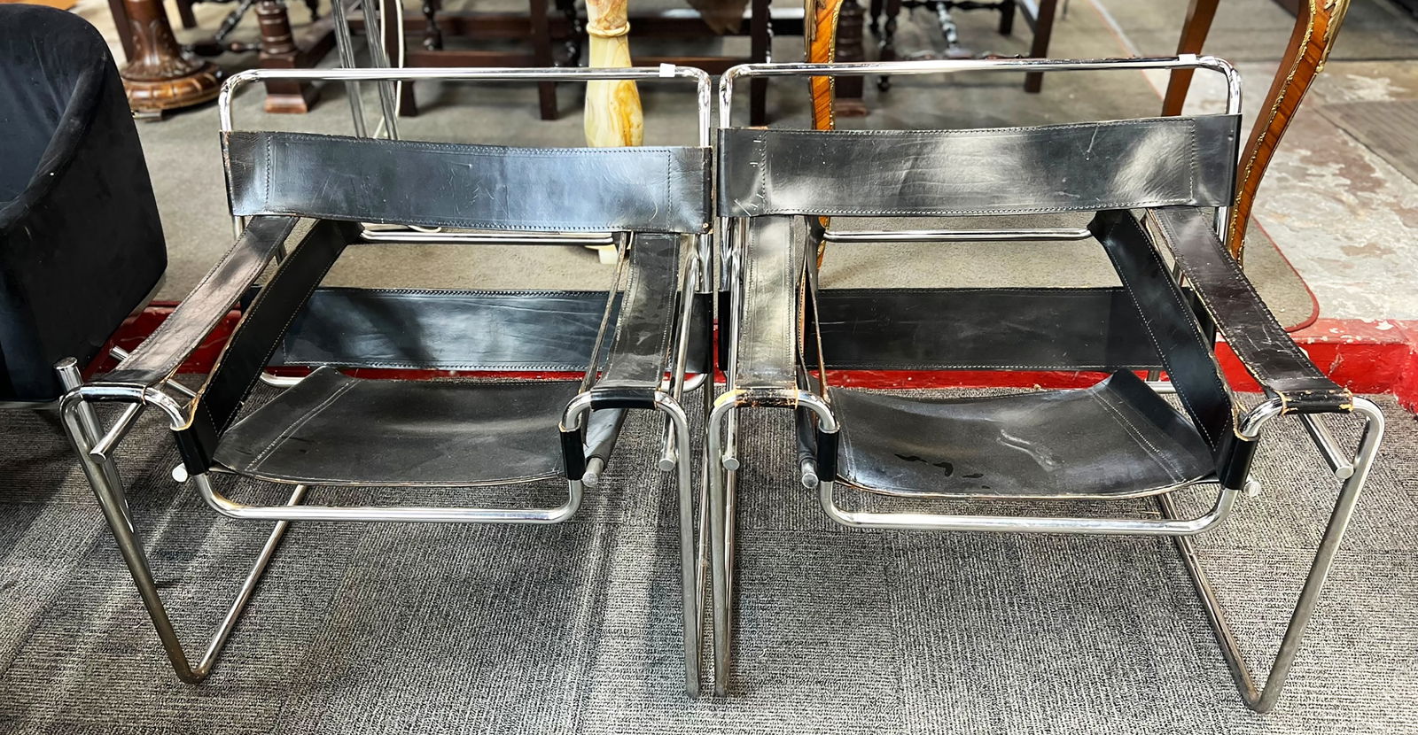 Pair of Wassily Lounge Chairs. (1 of 2)