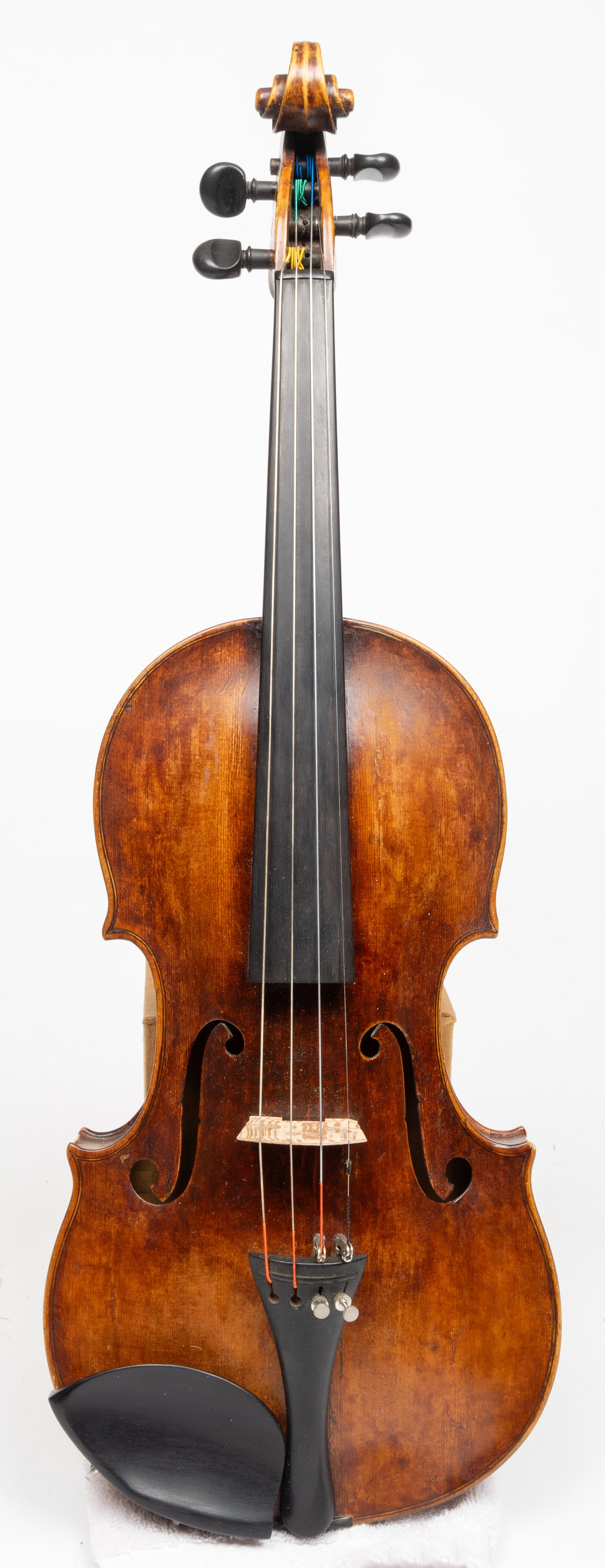 18th Century Mittenwald Violin w/ 2 Bows.: This is a Mittenwald violin bearing a label of Joannes Jais, dated 1778. The violin was most likely made between 1750 and 1780, and is based upon a Klotz model. (Jais studied with Klotz.) The top is m