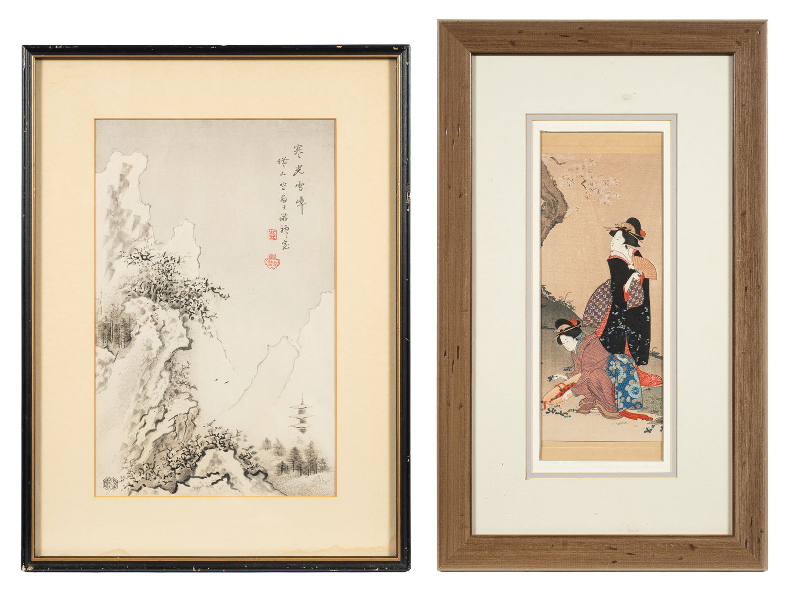 Lot of 2 Japanese Prints - Izuno & Hokuba. (1 of 11)