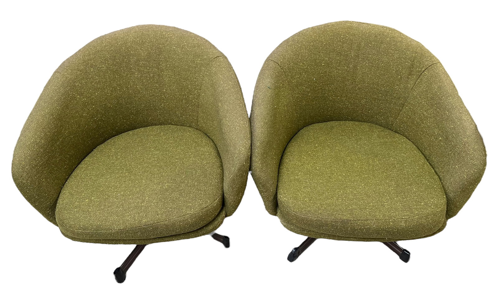 Pair of Baumritter Mid Century Style Swivel Chairs (1 of 3)